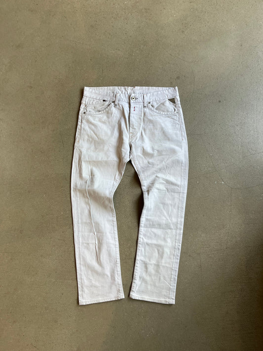 Replay Backprint Jeans White W34