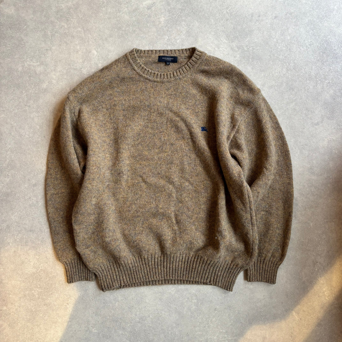Burberry Wool Knitted Sweater Beige XL