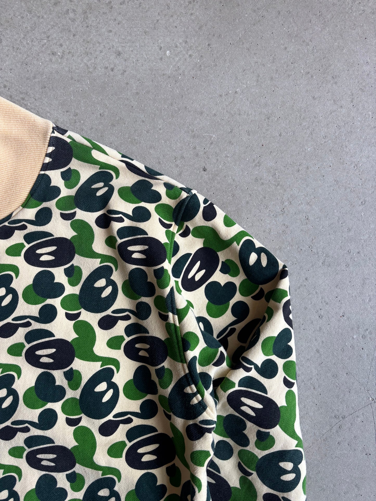 Baby Milo Camo Varsity Vest 'Made in Japan' By Bathing ape Size XL