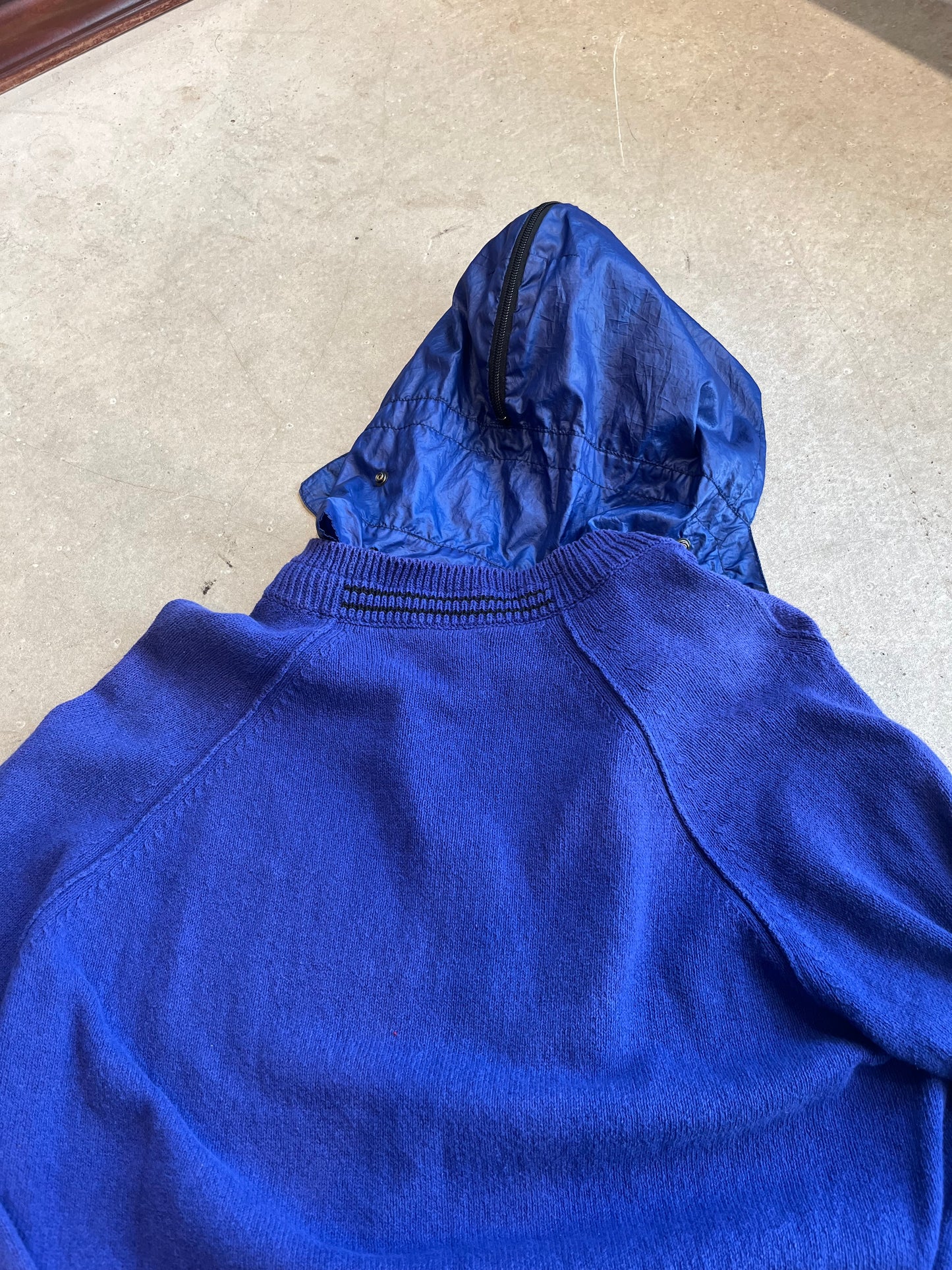 Vintage Stone Island Removeable Hood Zip Up Hoodie Large