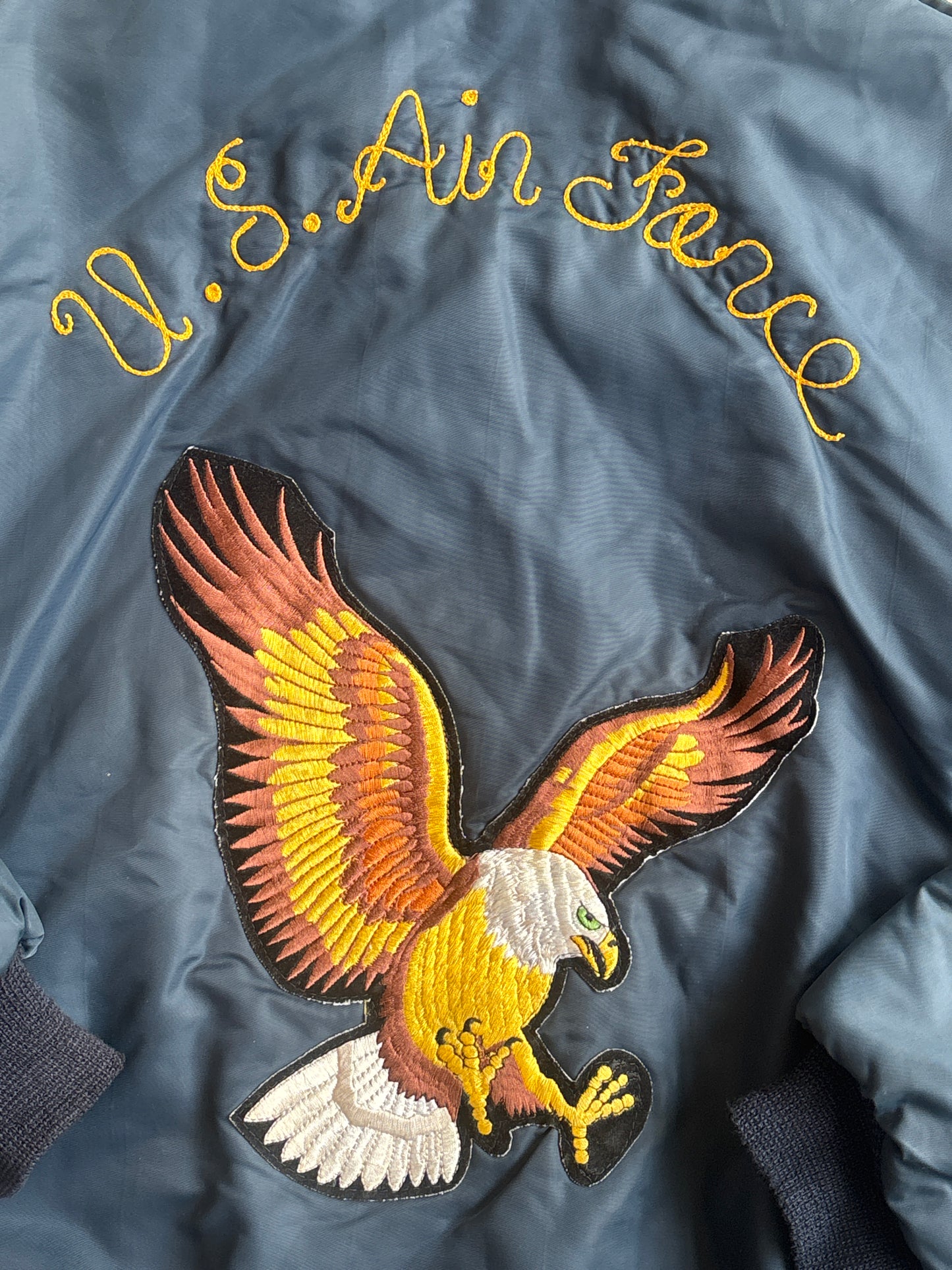 Vintage USAF Jacket Navy Medium