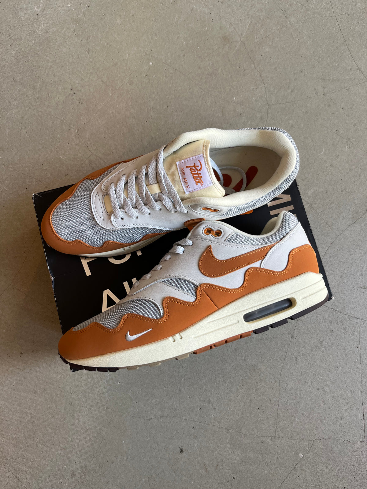 Nike Air max 1 Patta Wave Monarch Size EU 45 US 11
