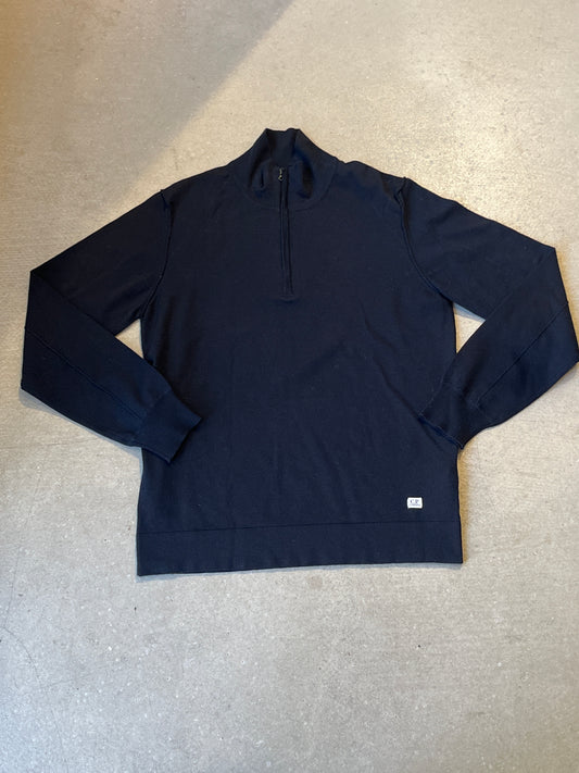 CP Company Half Zip Knit Black 50