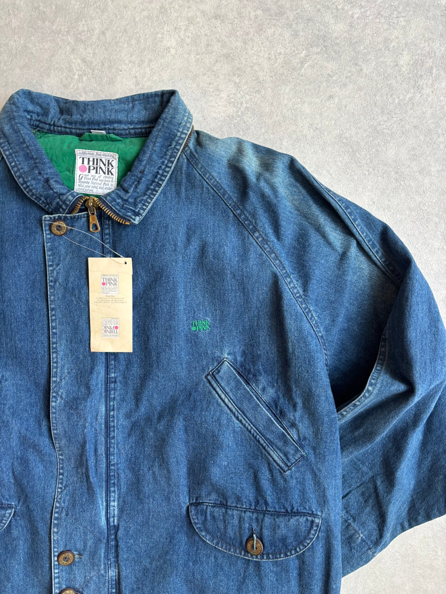 Think Pink Denim Jacket  M