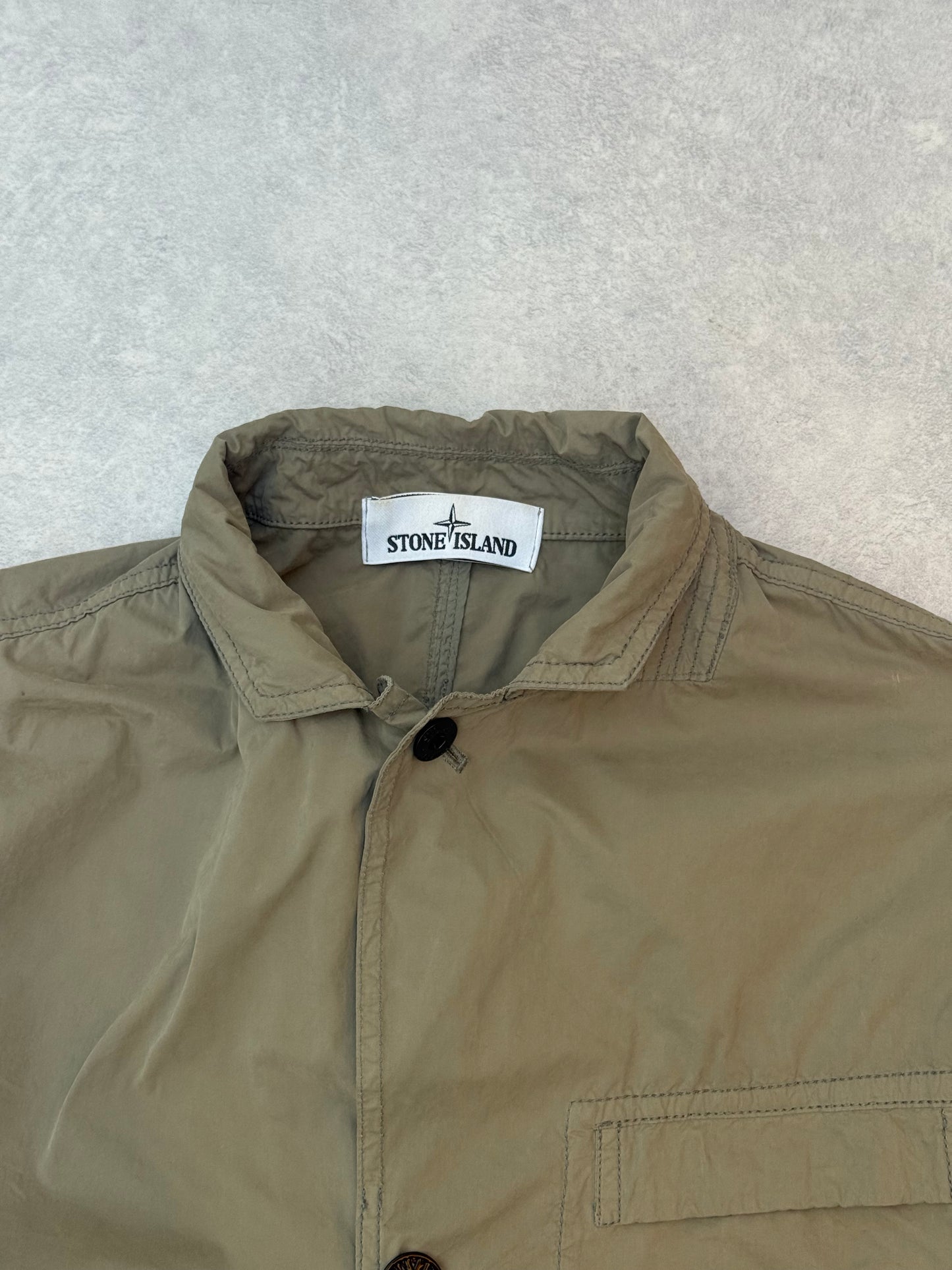 Stone Island David Light-TC Overshirt Brown Large