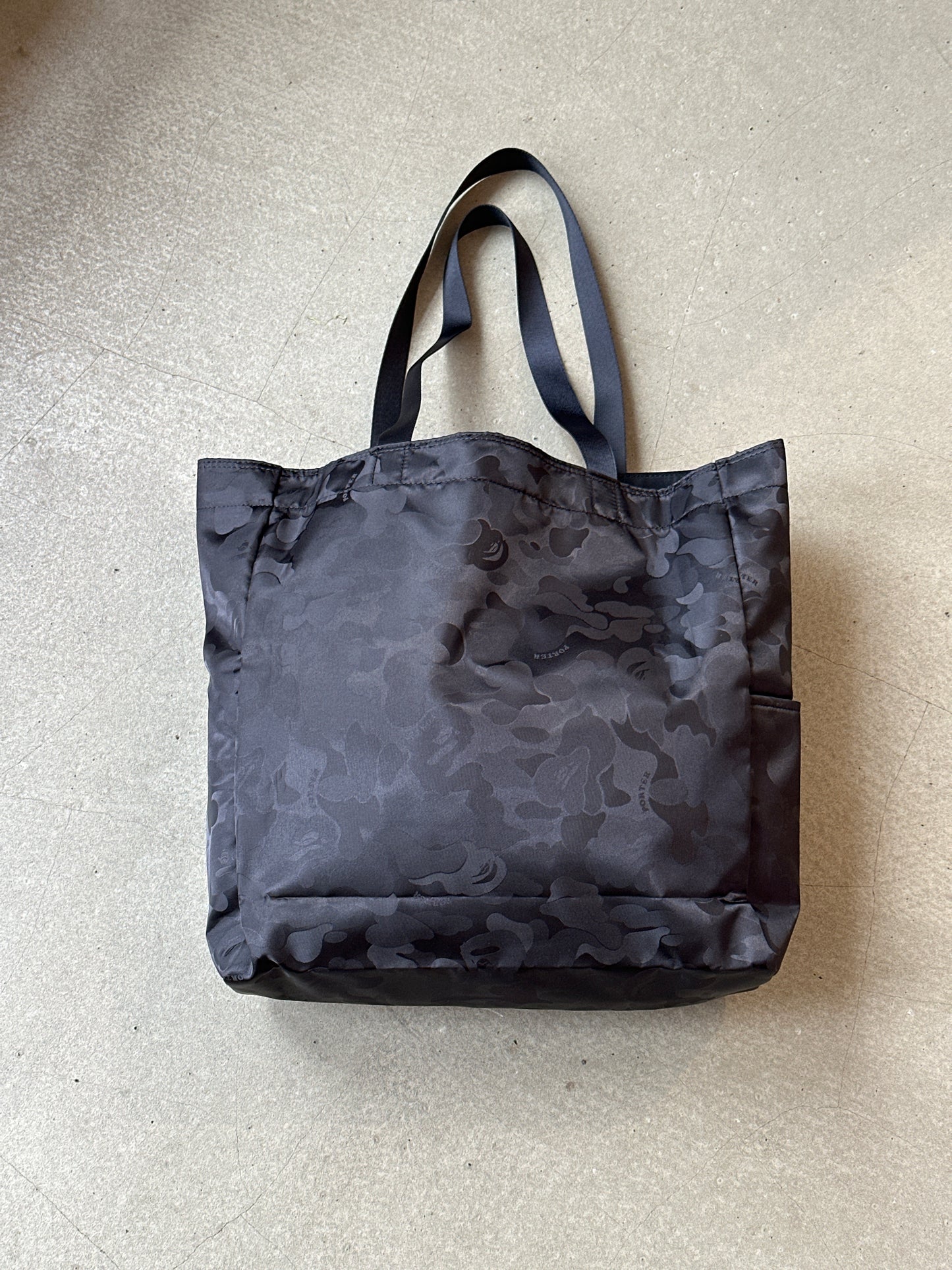 Bape x Porter Tote Back Black Camo