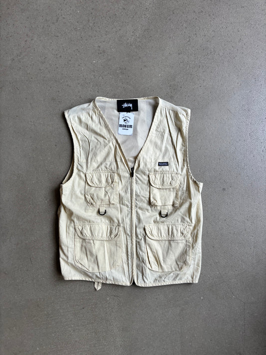 Stussy Design Corp Utility Vest White Large