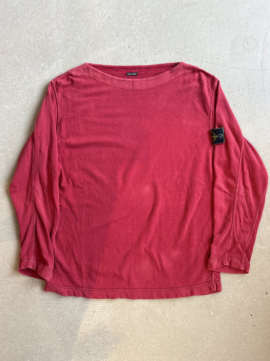 Stone Island Red Boat Neck M
