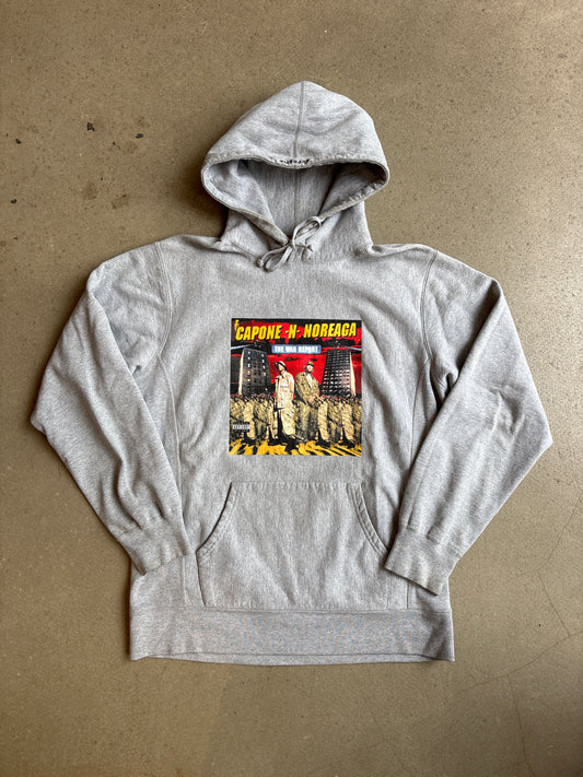 Supreme X Capone N Noreaga hoodie grey XL