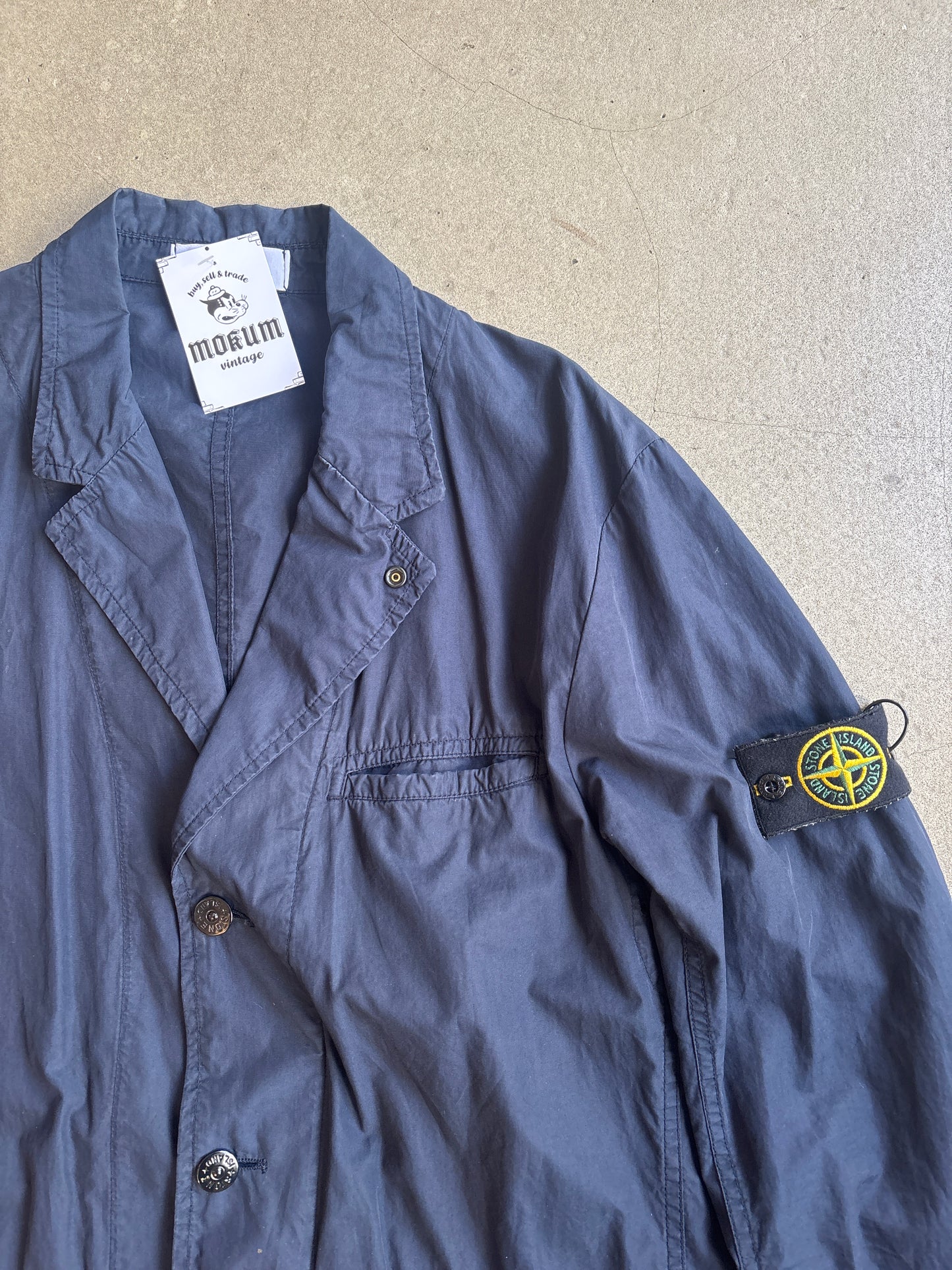 Stone Island Tela Paracadute Blazer XL Navy