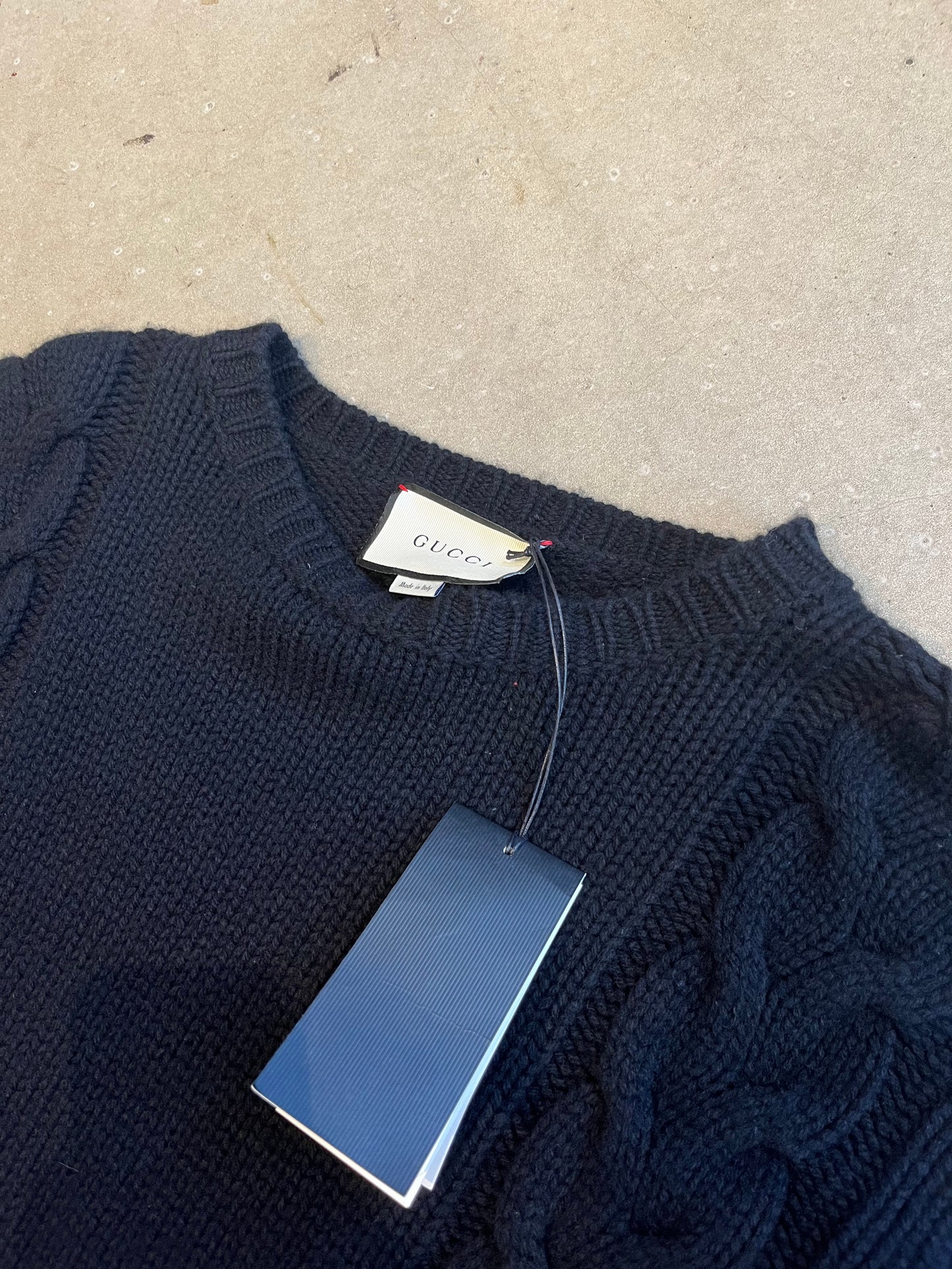 Gucci Knit Sweater Black L