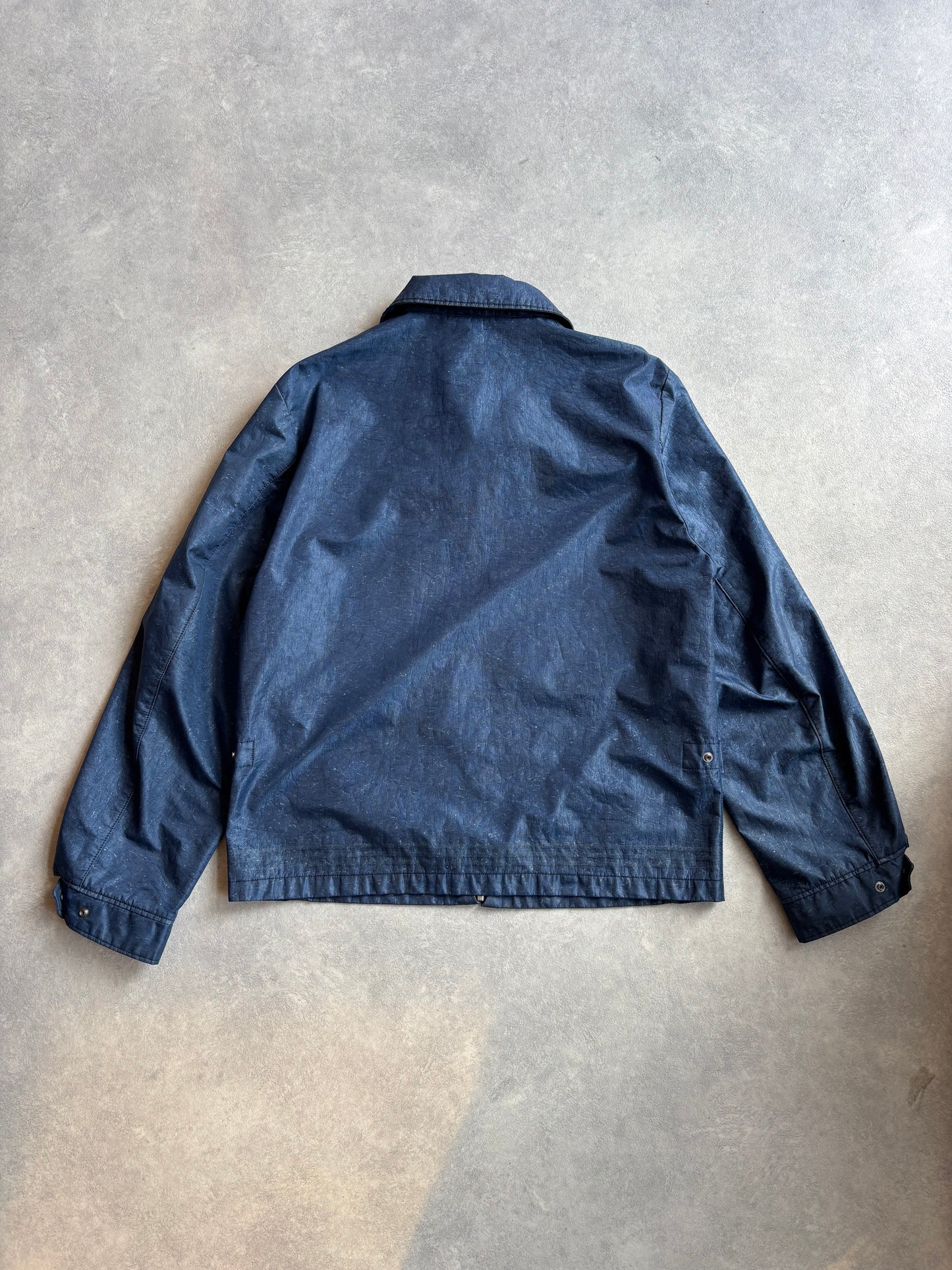 Stone Island Laminated Webbing Jacket  S/S 2001 Blue M