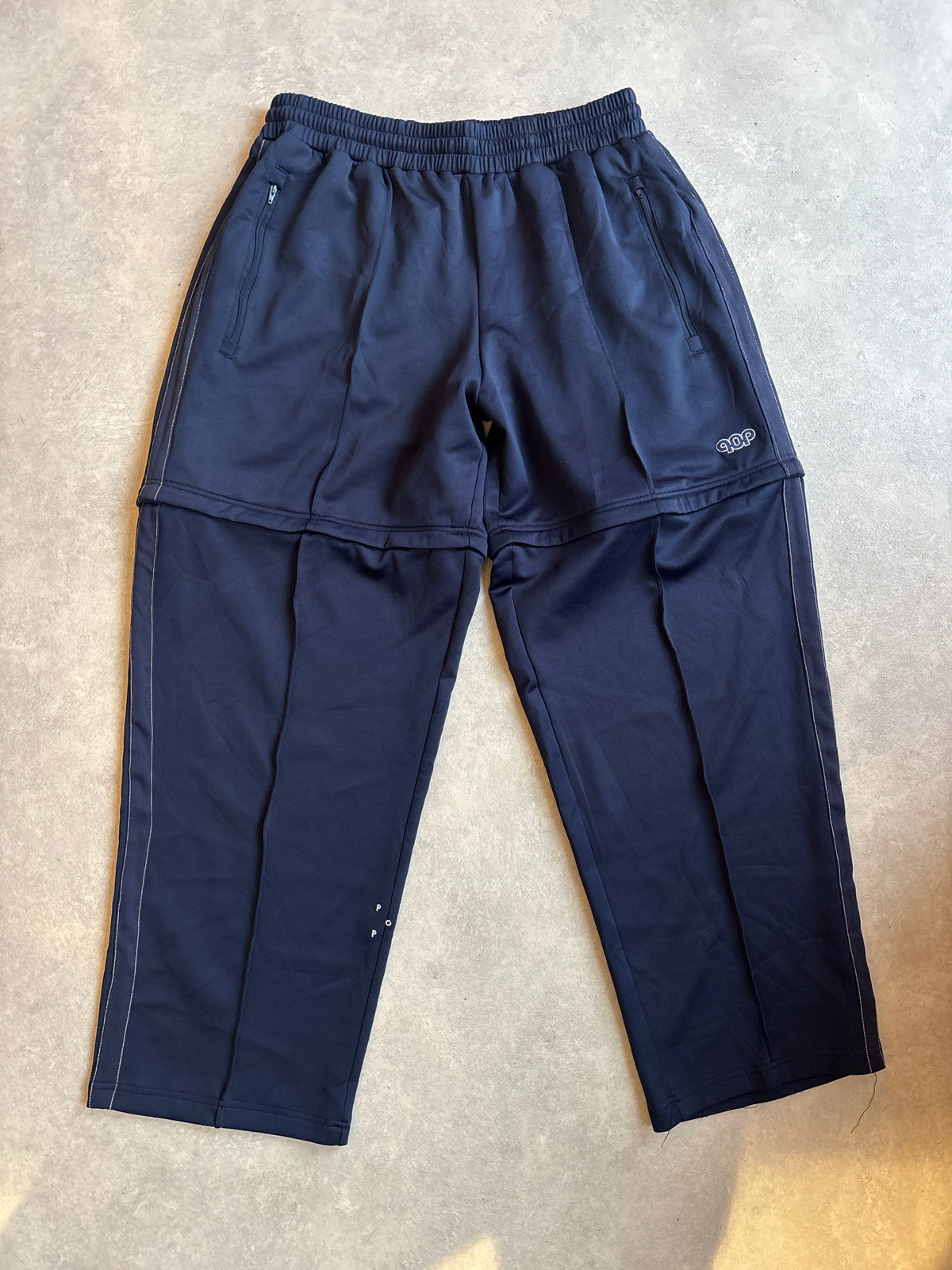 Pop Trading Company Pub Zip-offTrack Pants  Navy XL