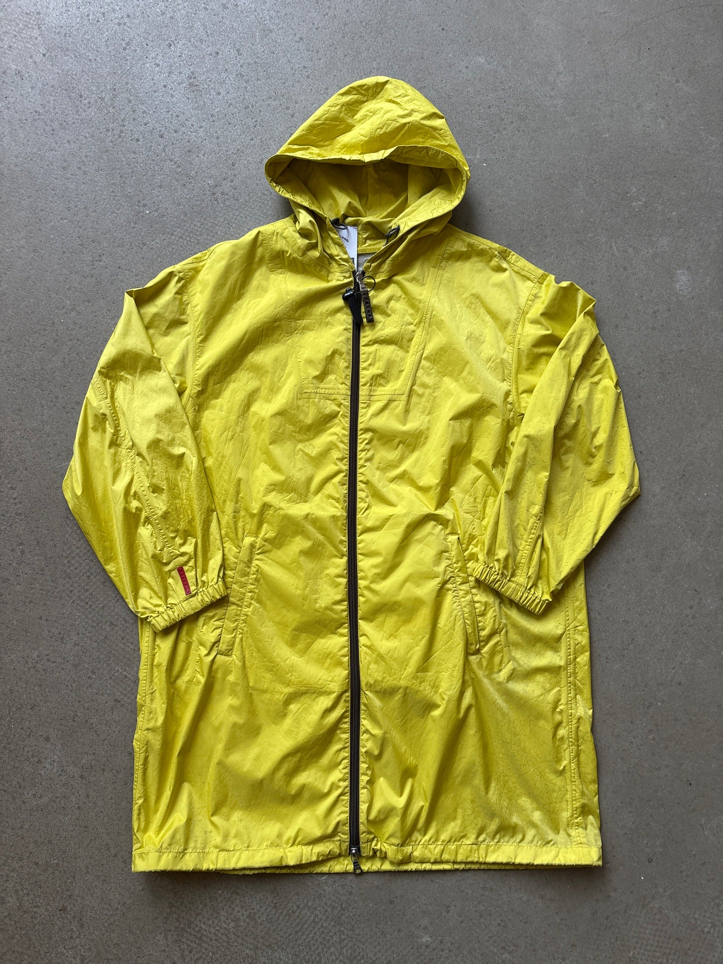 Prada Lightweight Trenchcoat Windbreaker Yellow M
