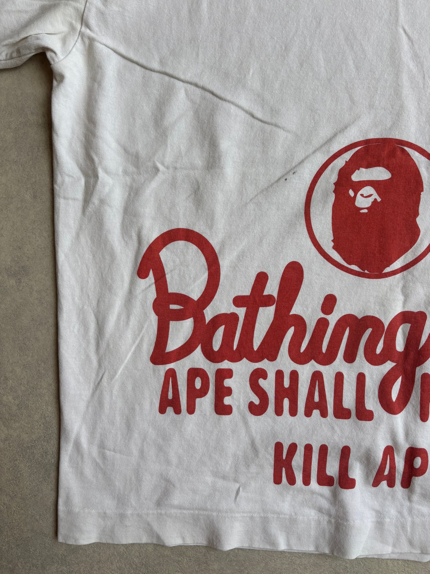 Bape "ASNKA" Tee White XL