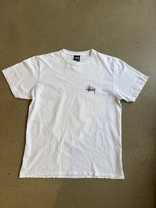 Stussy Logo Tee White M
