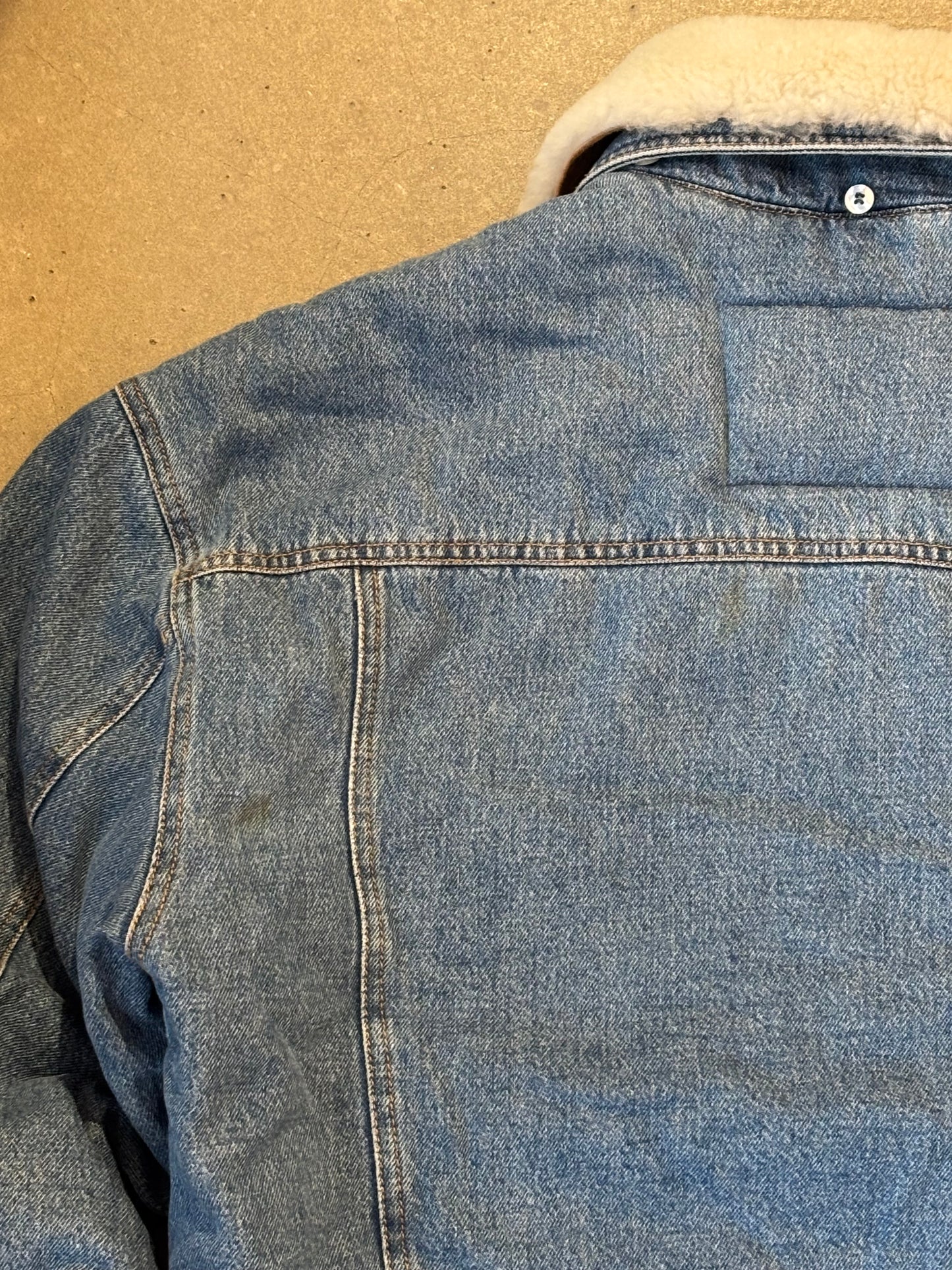 Diesel Denim Reversible Bomber Jacket M