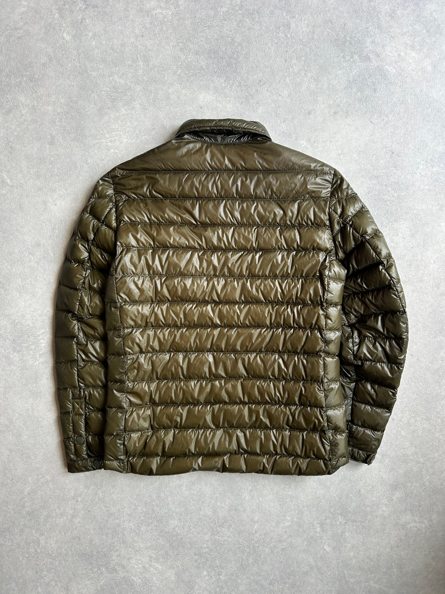 Moncler Gregoire Gewatteerd jack Khaki Groen XS