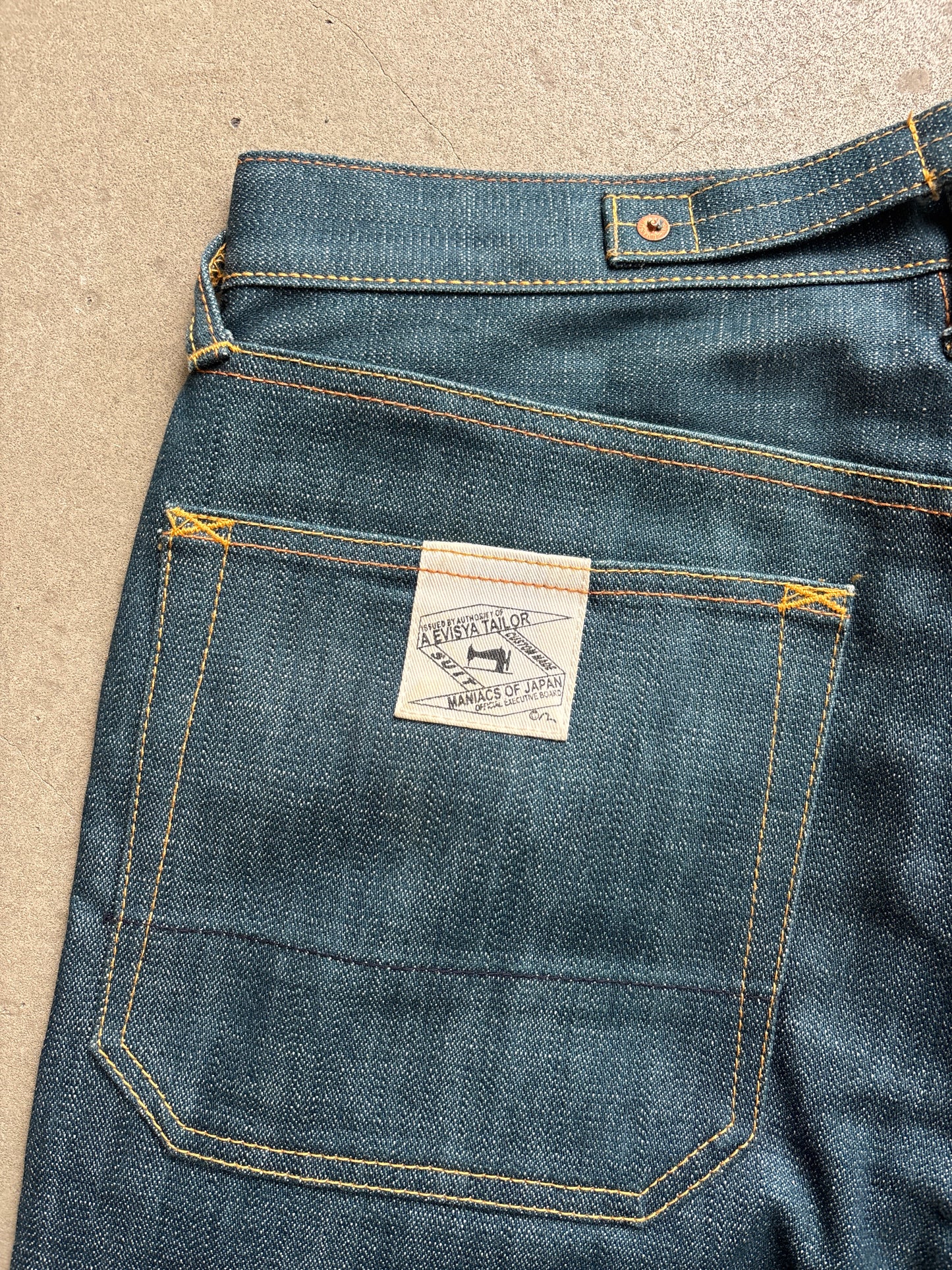 Evisu Custom Tailor Maniacs of Japan Jeans Size 30