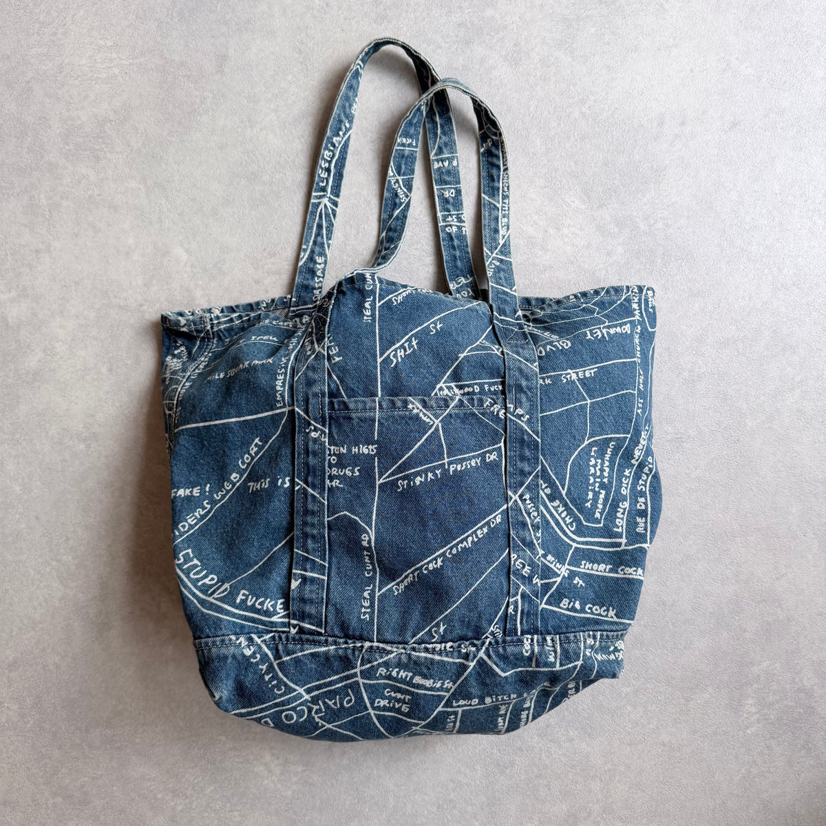 Supreme Denim Shopping Guide Bag
