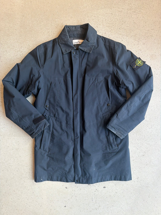 Stone Island Micro Twill Car Coat Gore-tex Navy  S