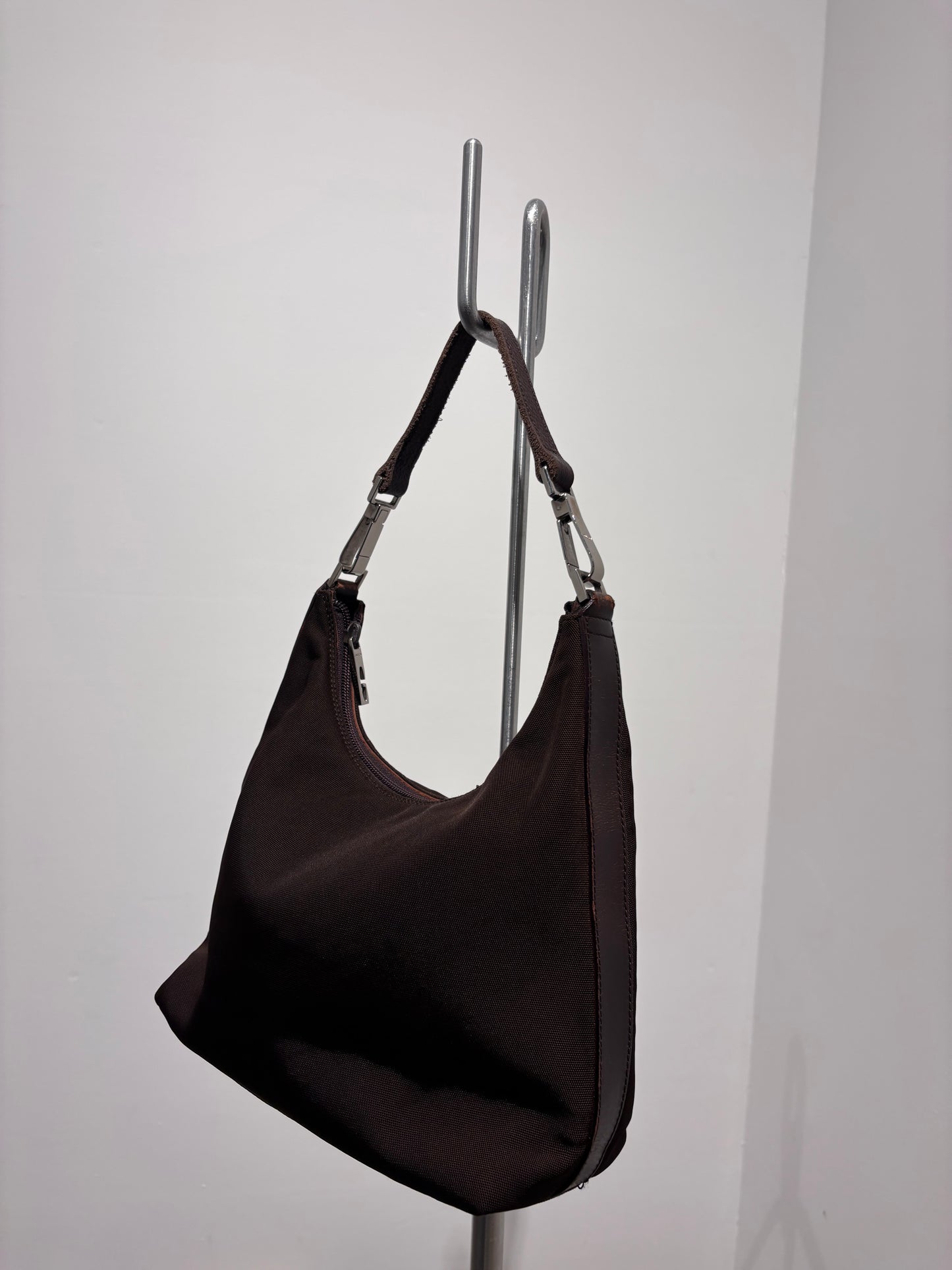 Gucci Brown Hobo Bag Nylon