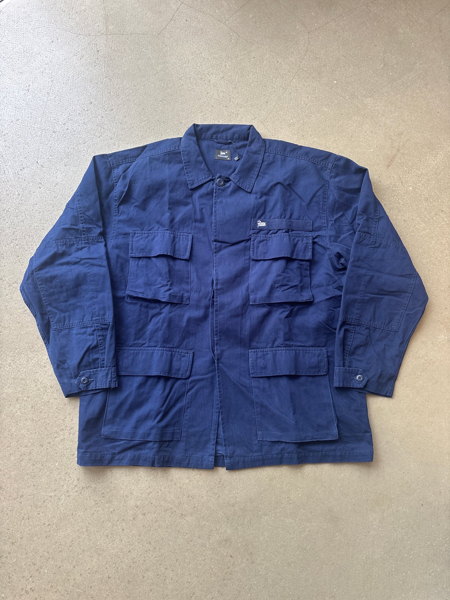 Patta Twill BDU Workwear Jacket XL Blue