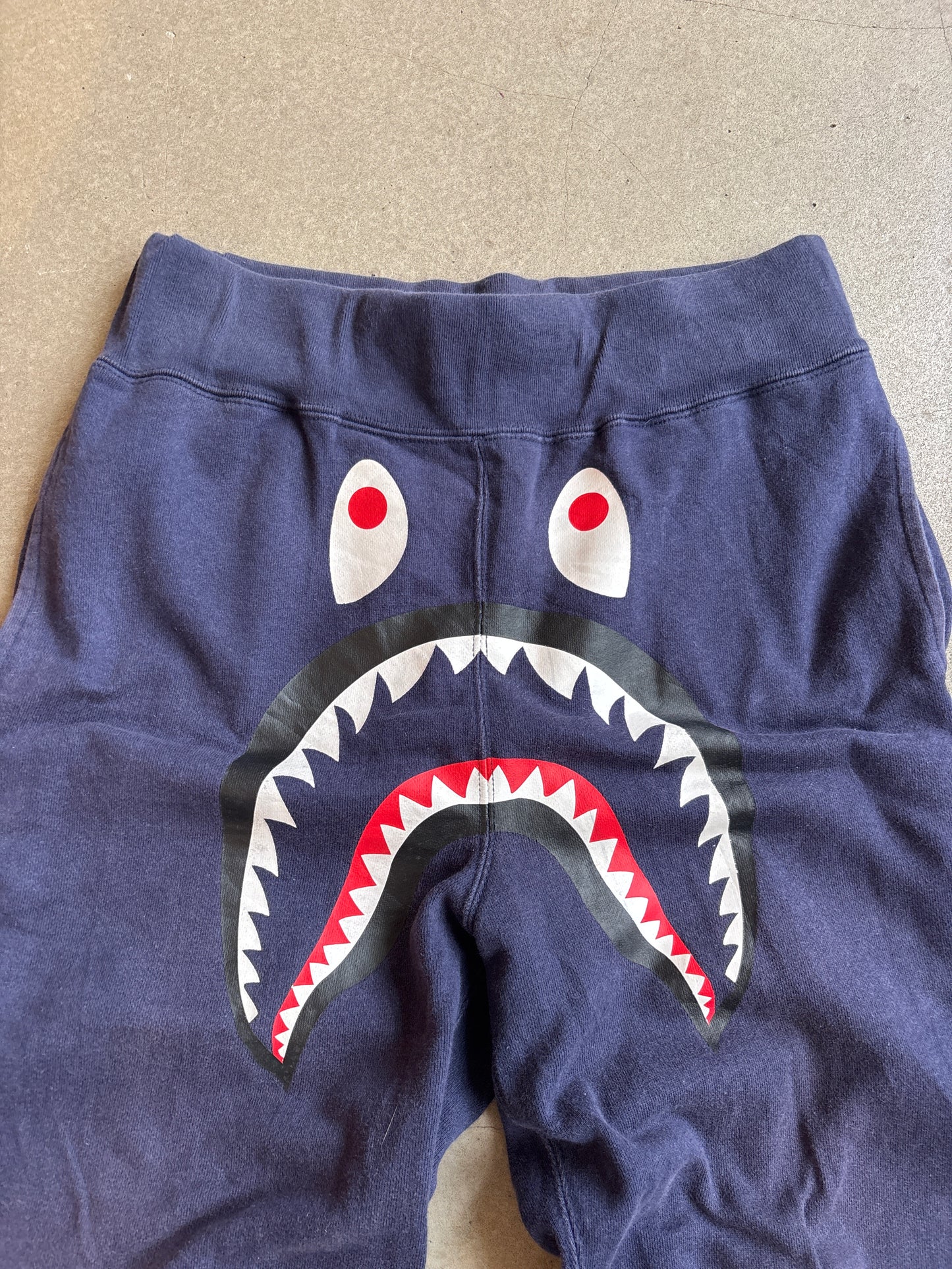 Bape Shark Jogger Size S Navy