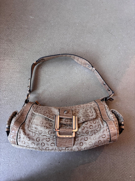 Beige Guess Shoulderbag