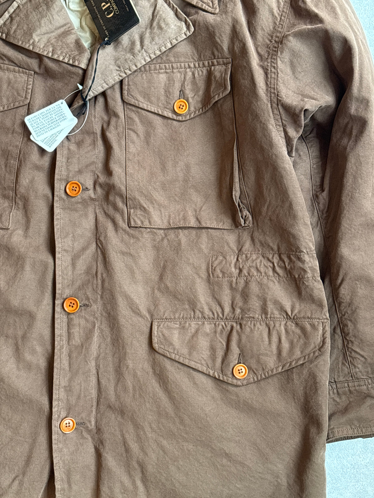 Vintage CP Company Lined Field Jacket Brown