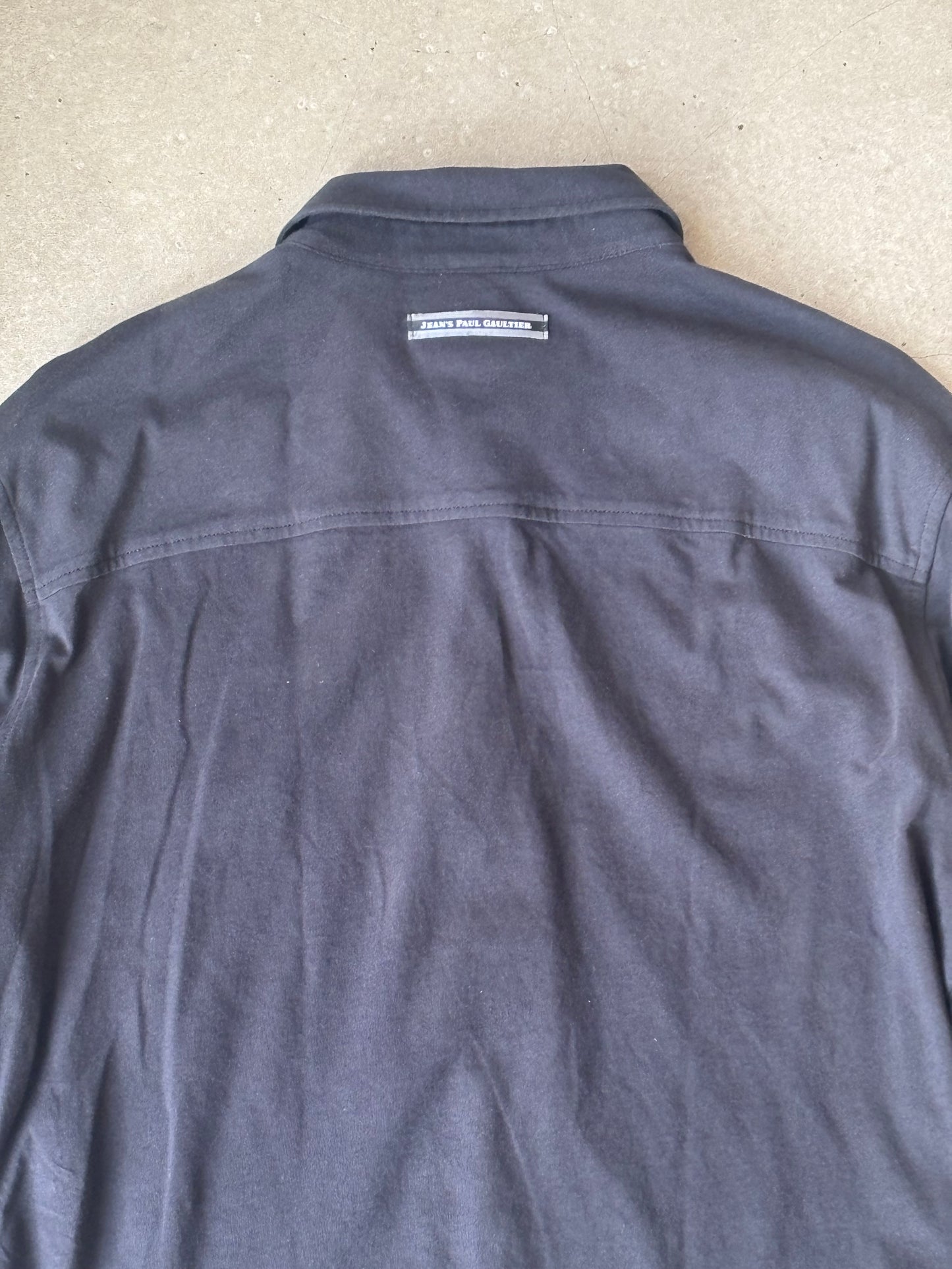 Jean Paul Gautier Womens Longsleeve Polo Black S