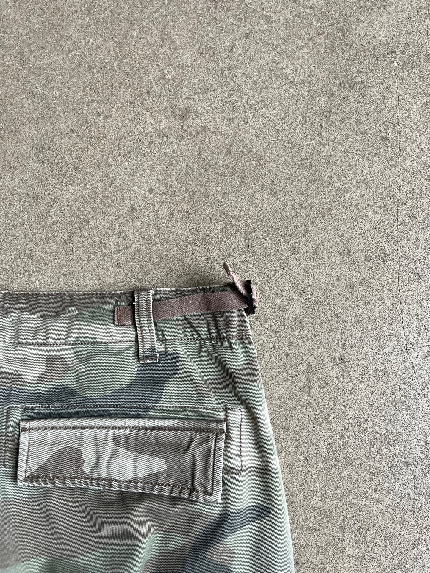 Avirex Camo Cargo Pants Green XL