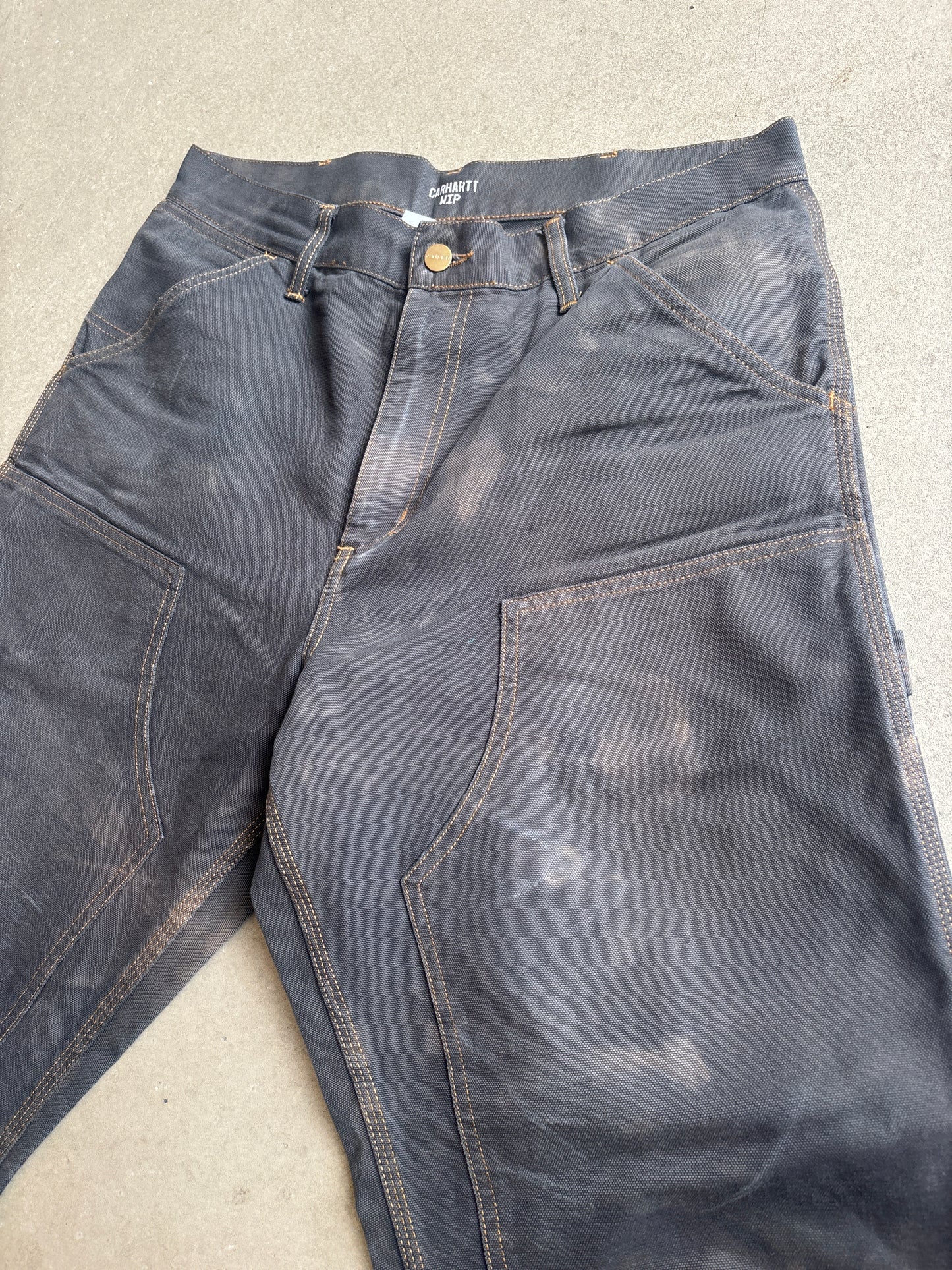 Carhartt Double Knee Pant Re-dye Grey 31x32
