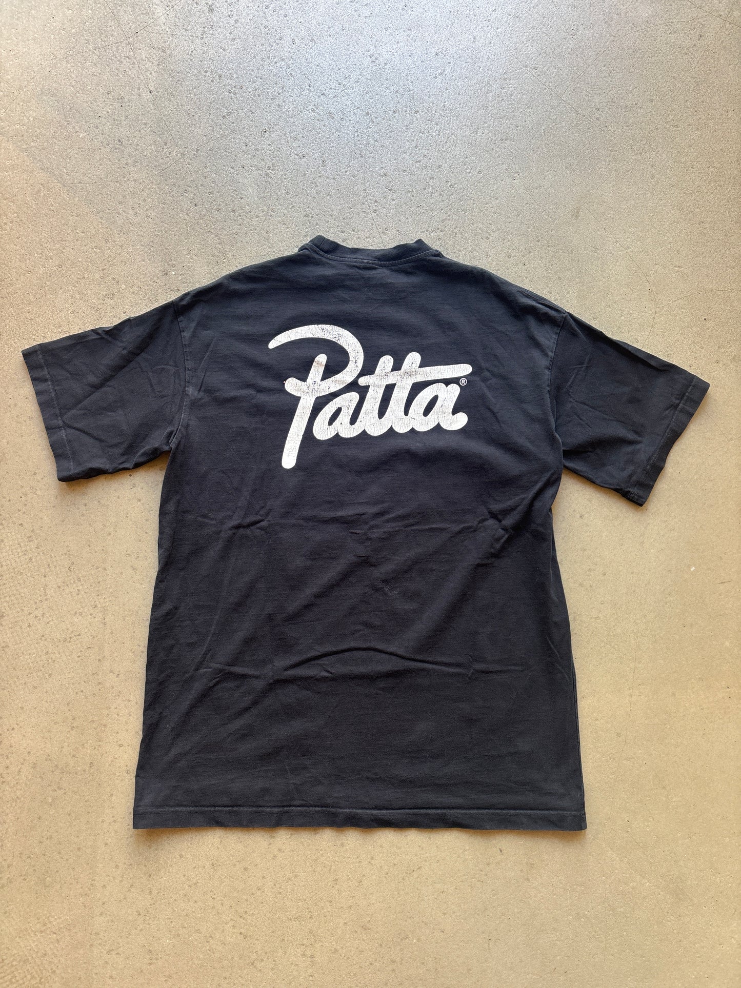 Patta Logo Tee Black XXL