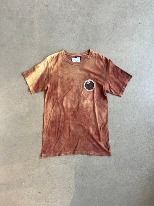 Stussy 8 Ball Tie Dye Tee Brown S