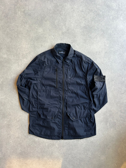 Stone Island Blue Shadow Overshirt Medium