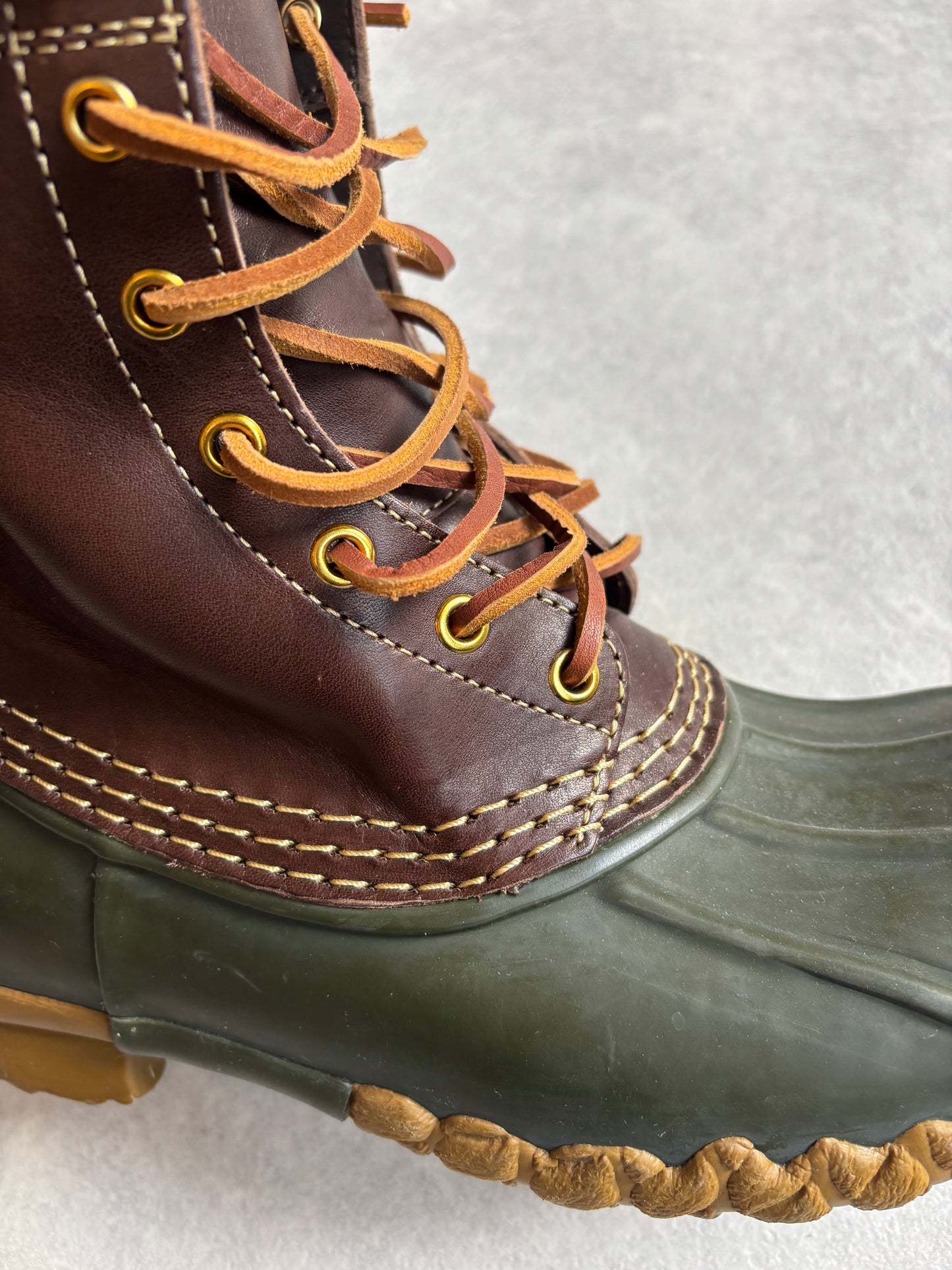 Visvim Logo Print Lace Up Boots Brown 44,5