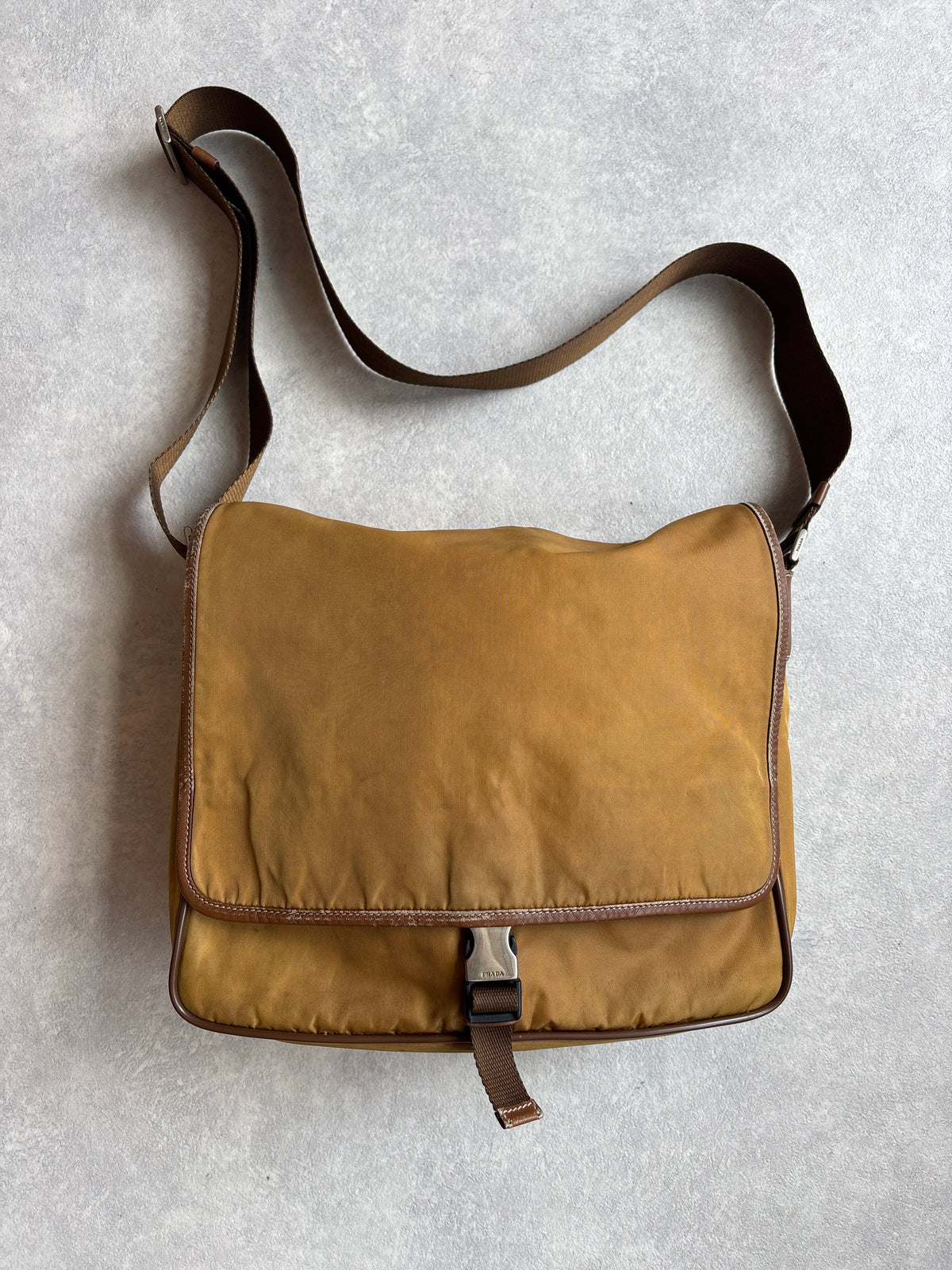 Prada Messenger Bag Mustard