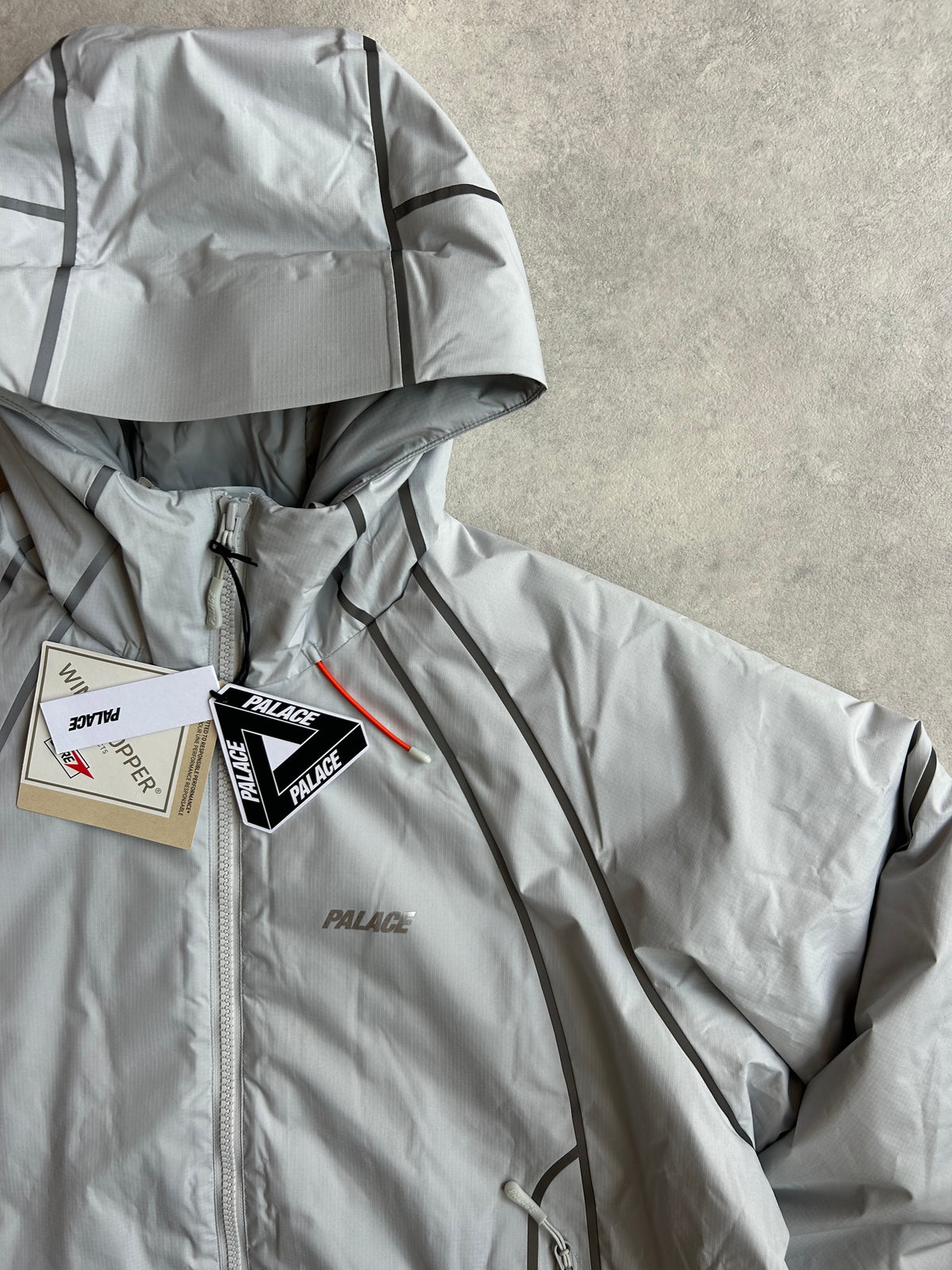 PALACE GORE-TEX WINDSTOPPER ILLUMINATOR JACKET CLOUD