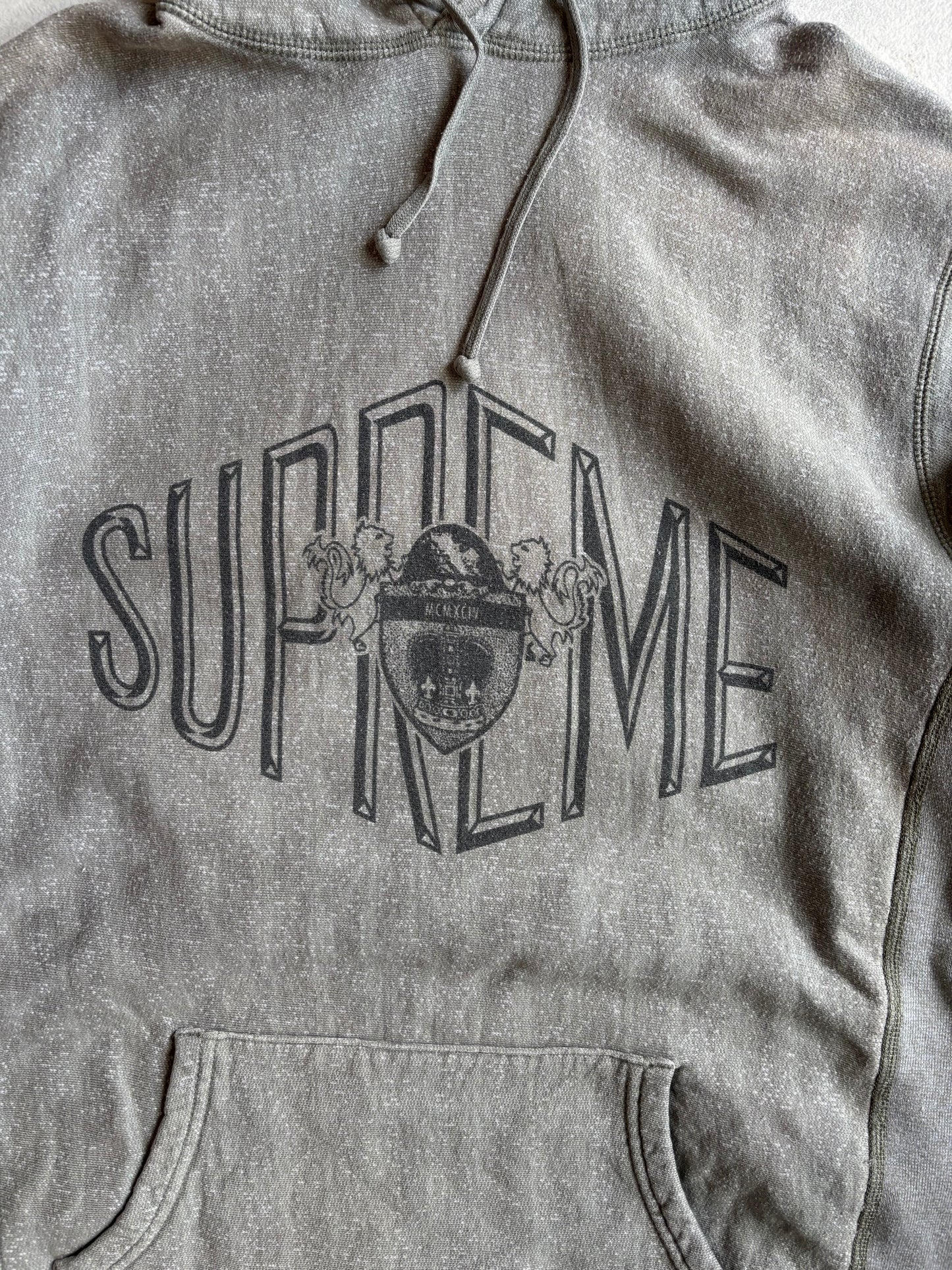 Supreme FW13 Diamond Crown Crest Hoodie XL