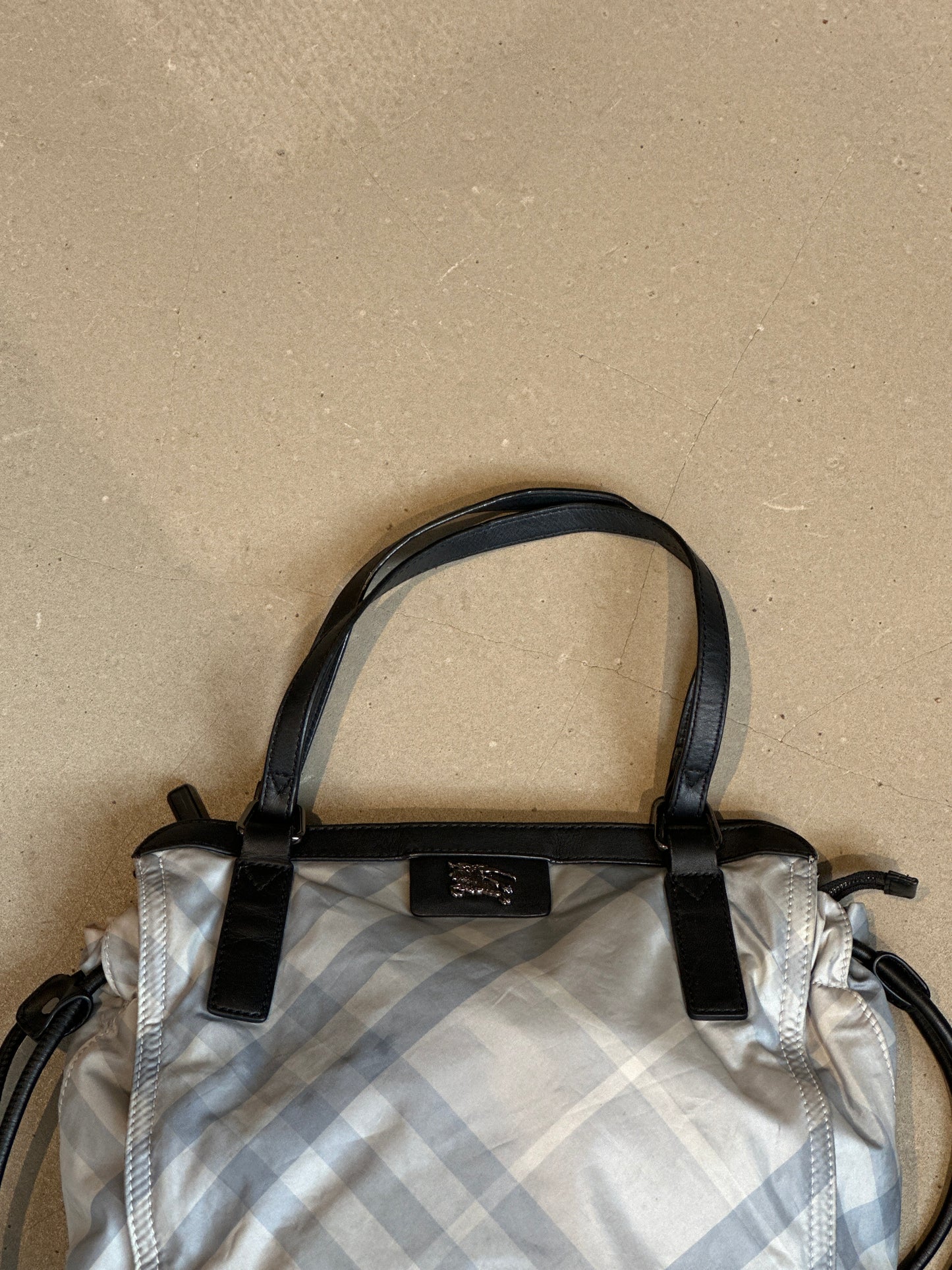 Burberry Buckleigh Tote Bag Grey