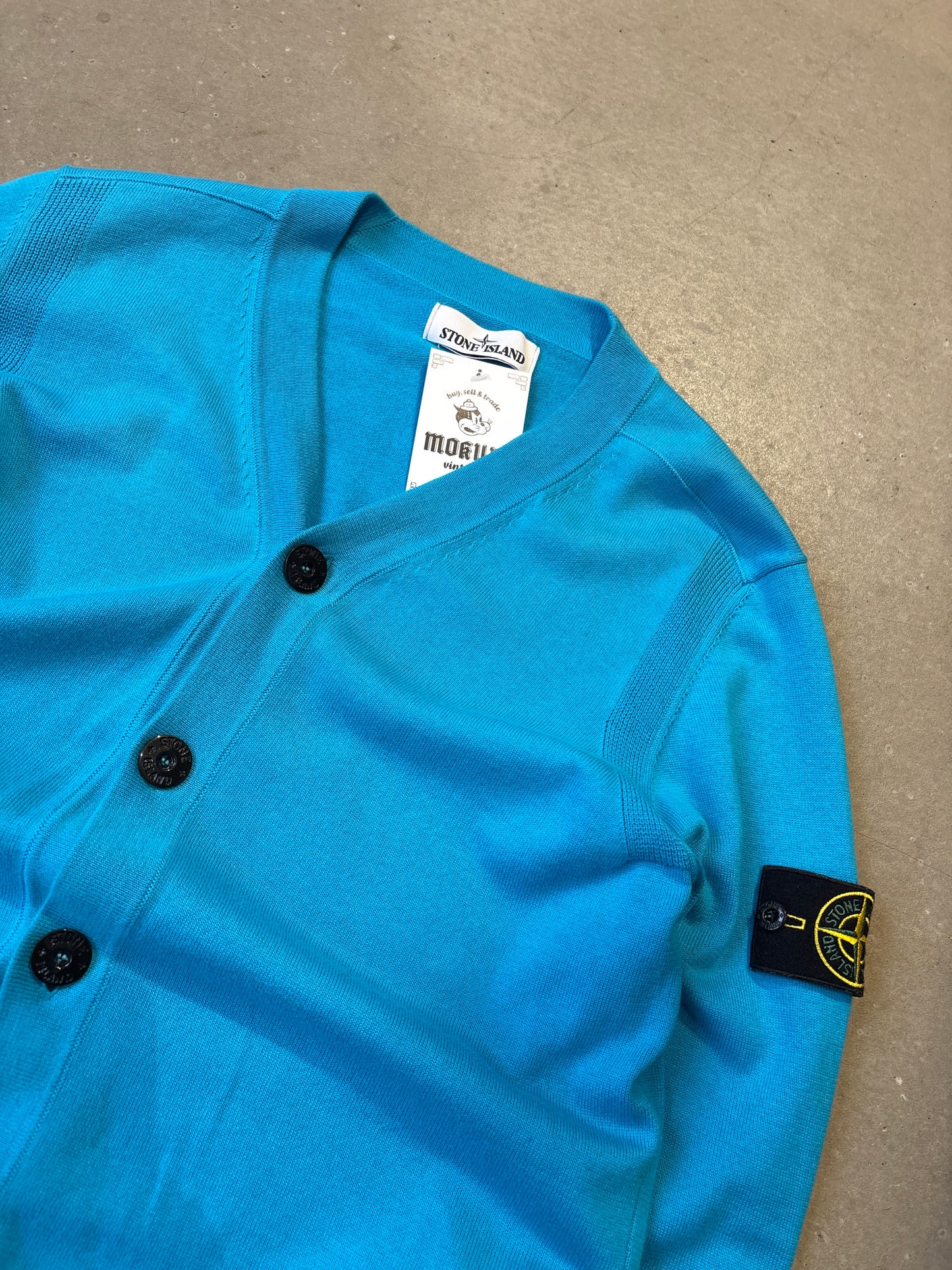 Stone Island Cardigan Blue Small