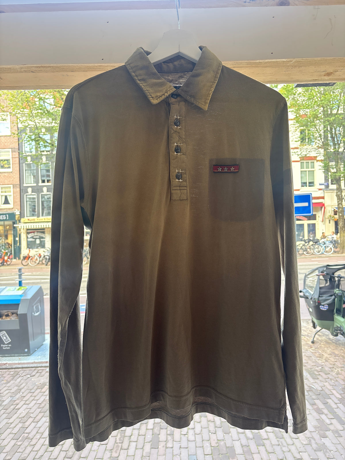 Armani Jeans General Longsleeve Olive Large
