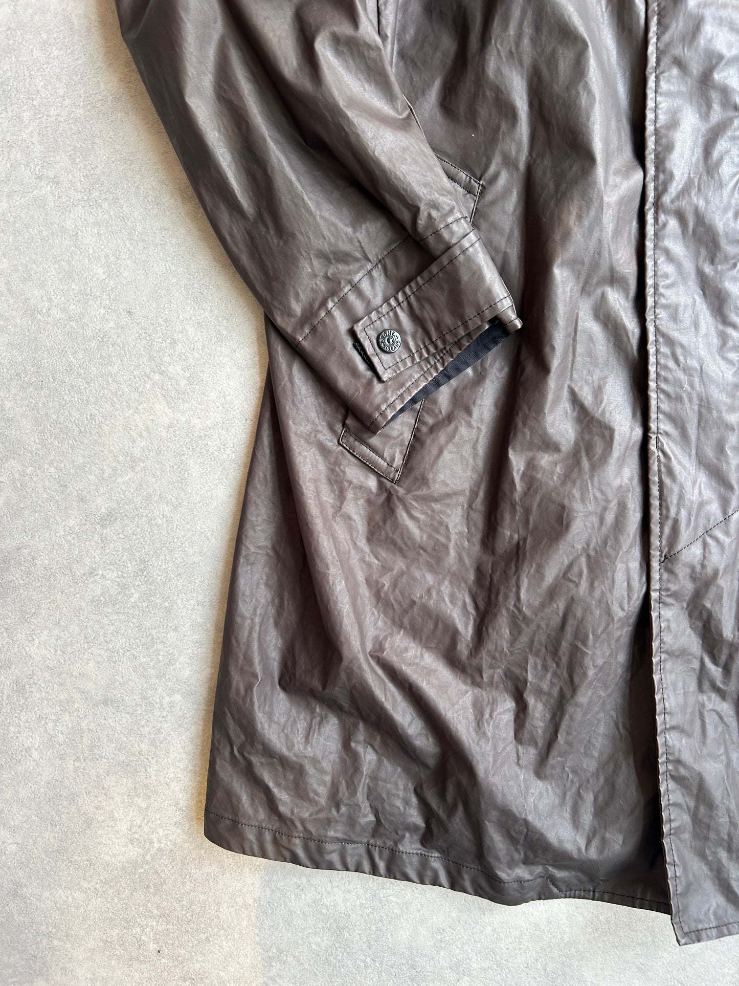 Supreme x Stone Island Heat Reactive Trench Coat Black XL
