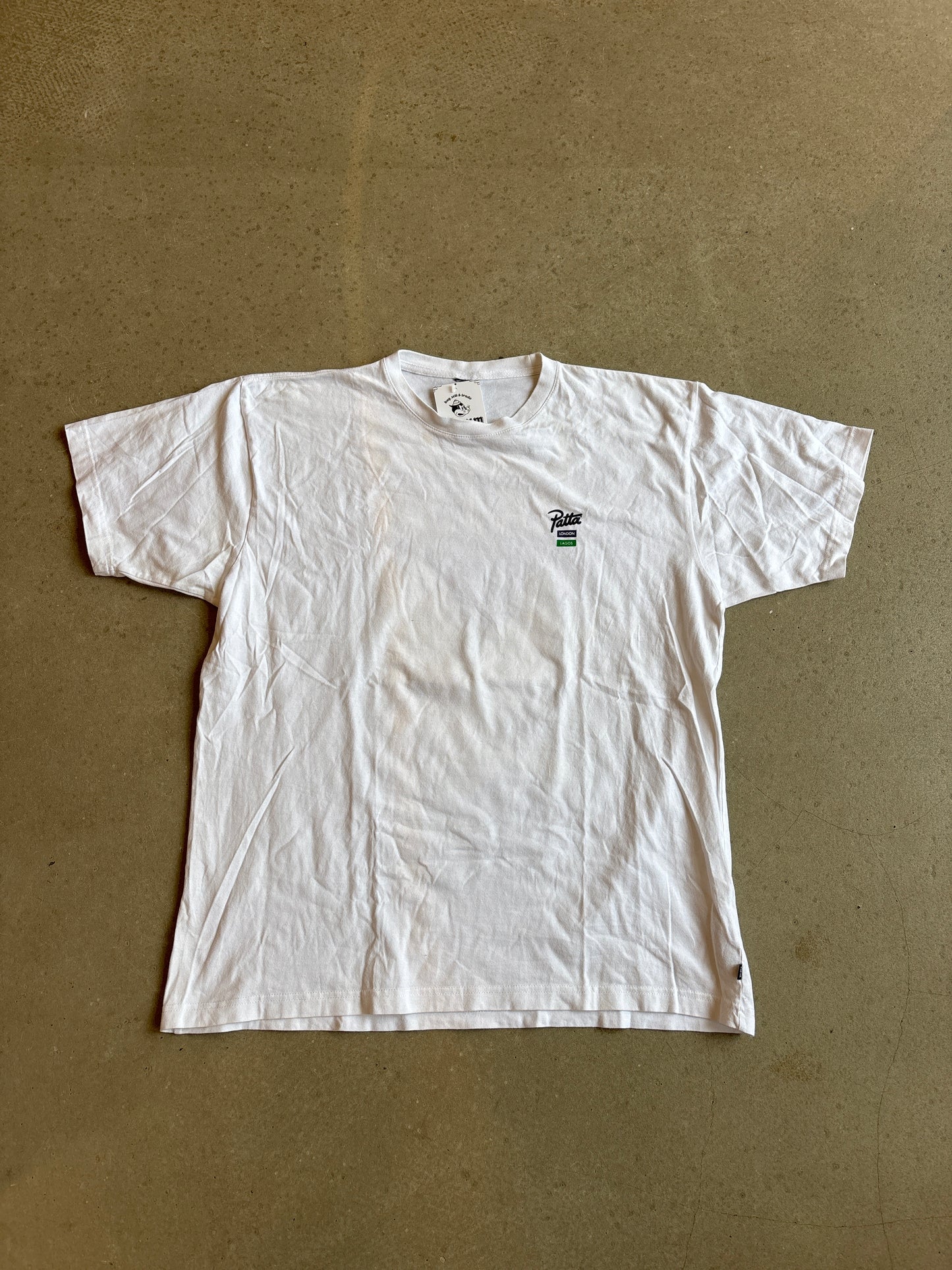 Patta London Lagos Naija Tee White L