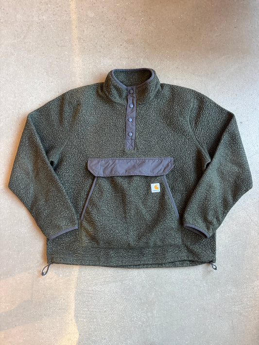 Carhartt Relaxed Fit Fleece Pullover Khaki L