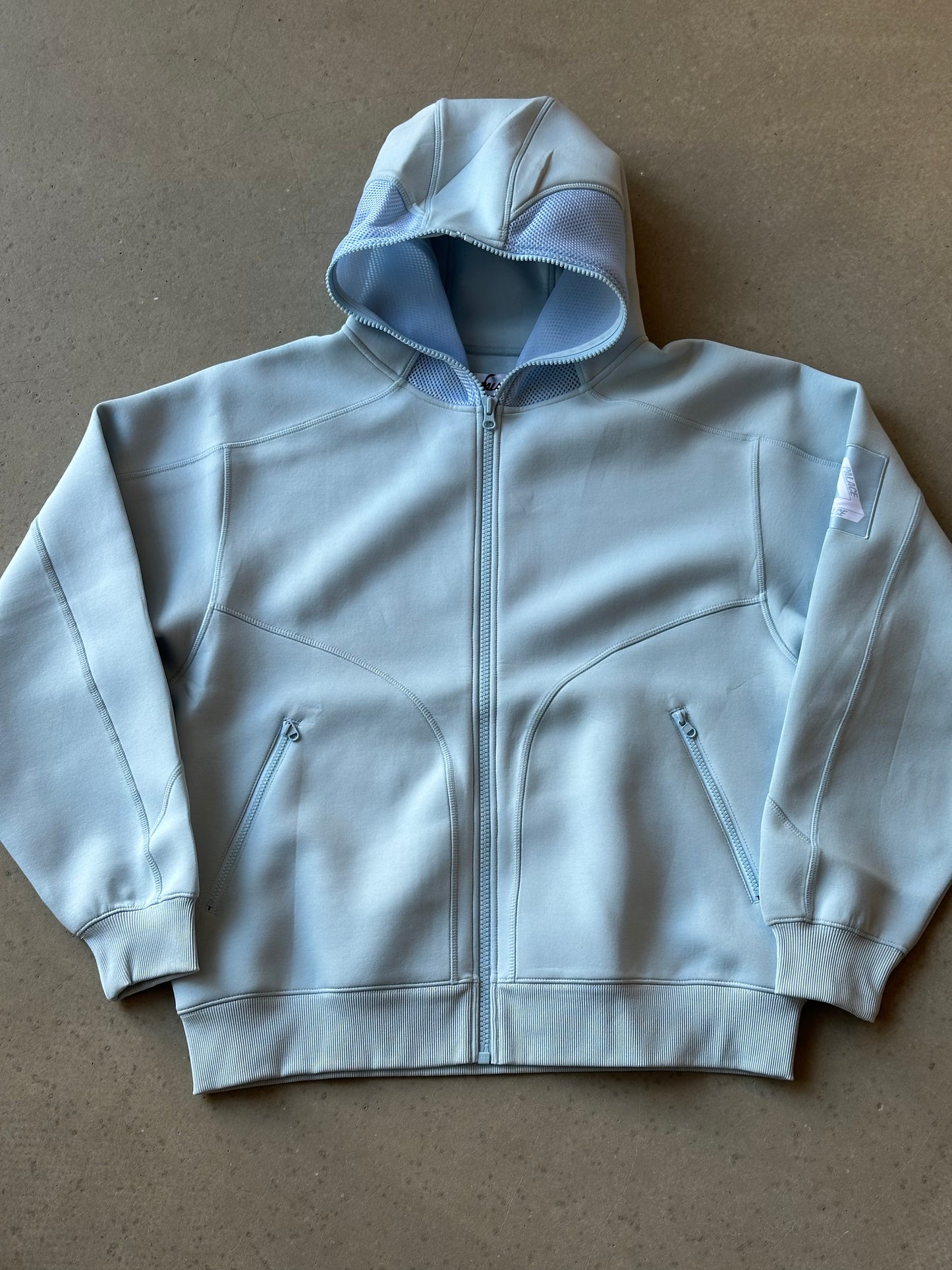 Palace P-Tech Mesh Hood Faint Blue XL