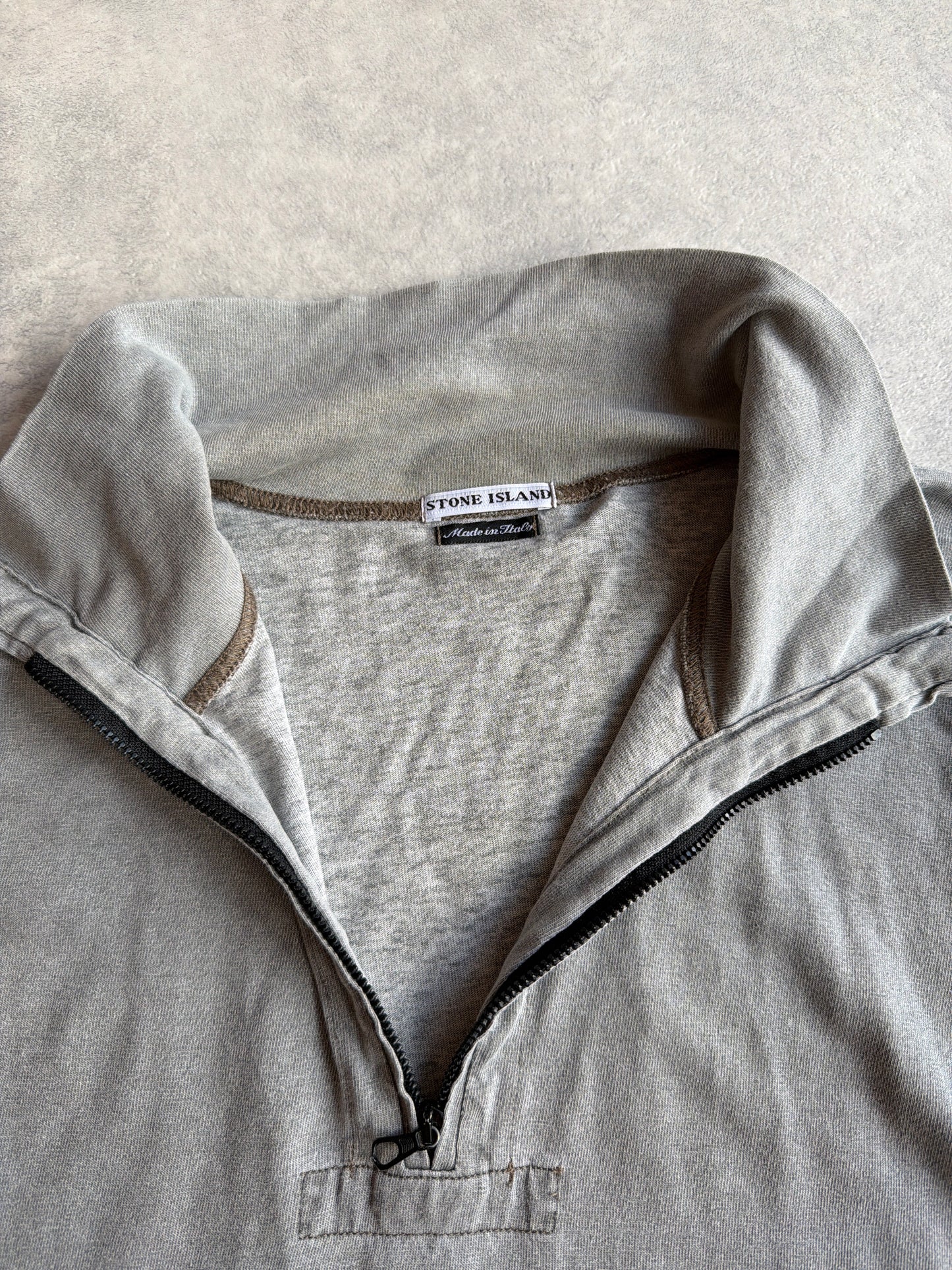 Stone Island Compass Quarter Zip Longlseeve XL