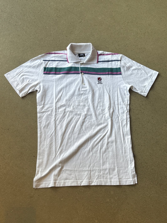 Stussy x Patta Polo White L