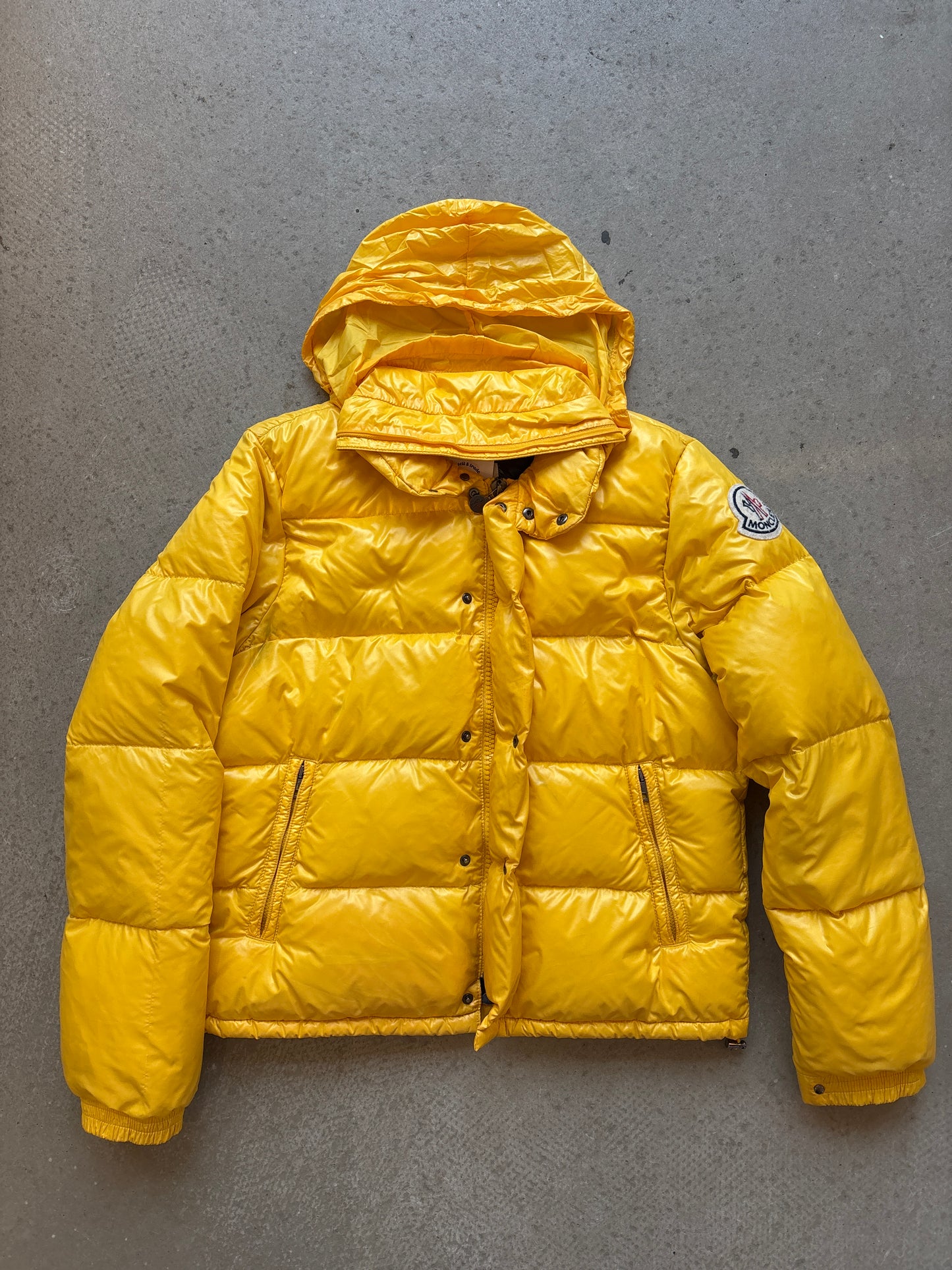Moncler Puffer Jacket Yellow M